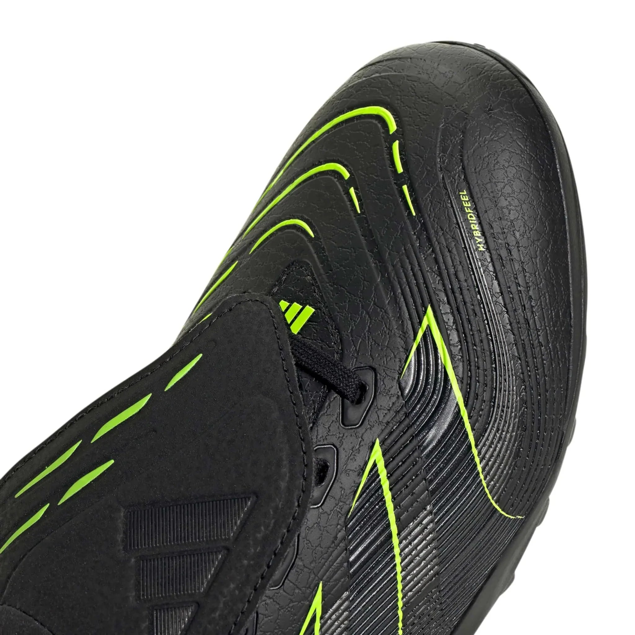 adidas Predator League Fold-Over Tongue Turf Soccer Shoes - Electric Stealth Pack (FA25) 7