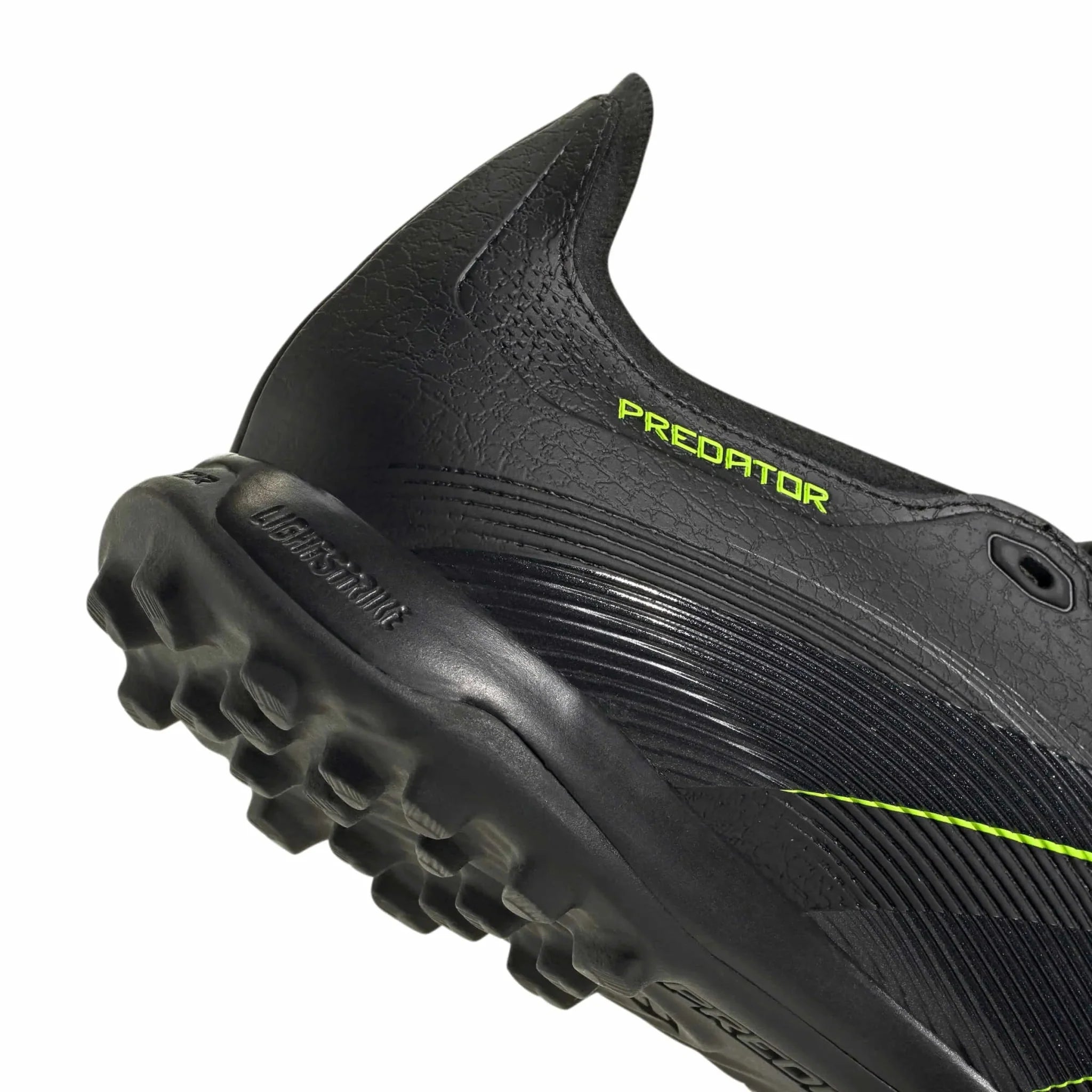 adidas Predator League Fold-Over Tongue Turf Soccer Shoes - Electric Stealth Pack (FA25) 8