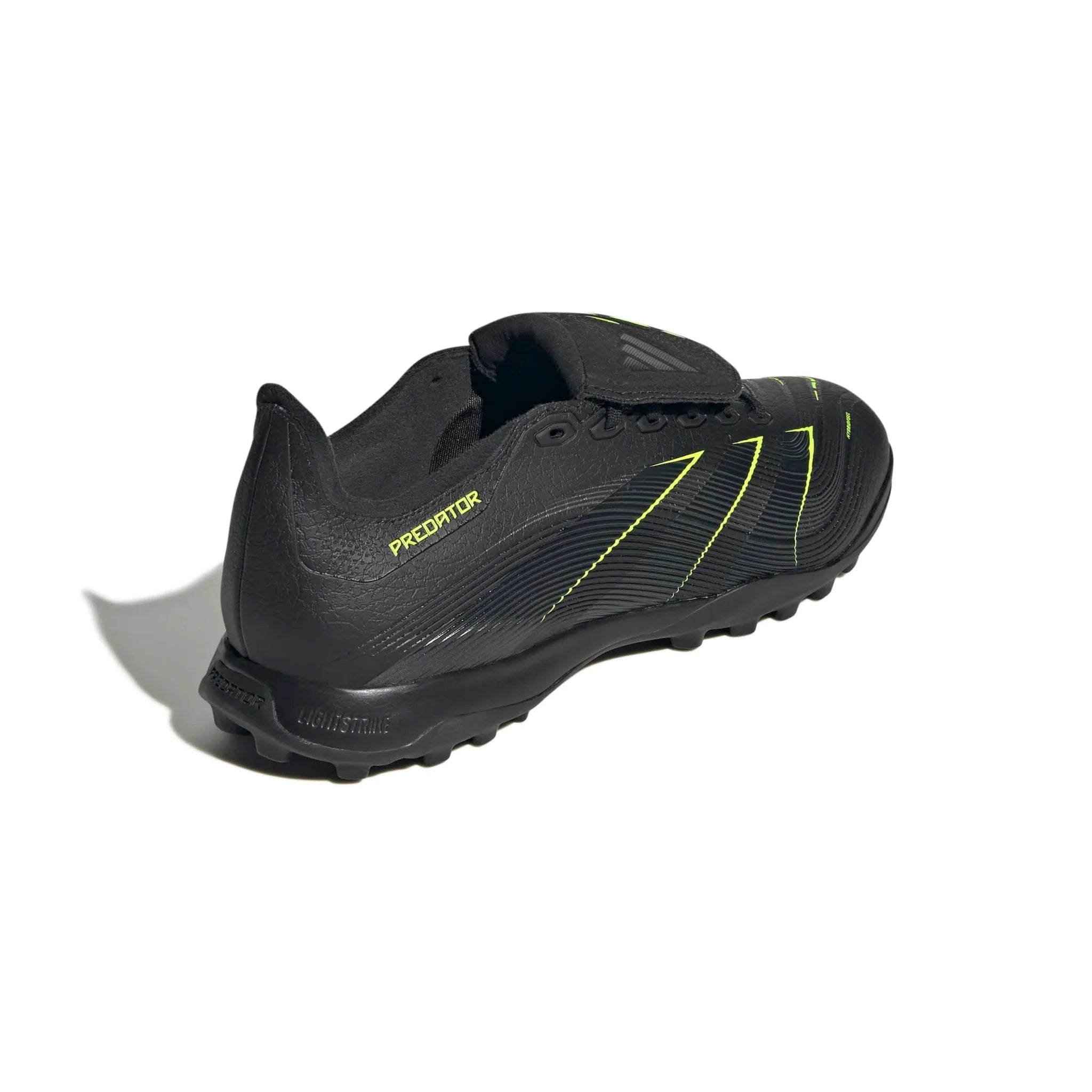 adidas Predator League Fold-Over Tongue Turf Soccer Shoes - Electric Stealth Pack (FA25) 4