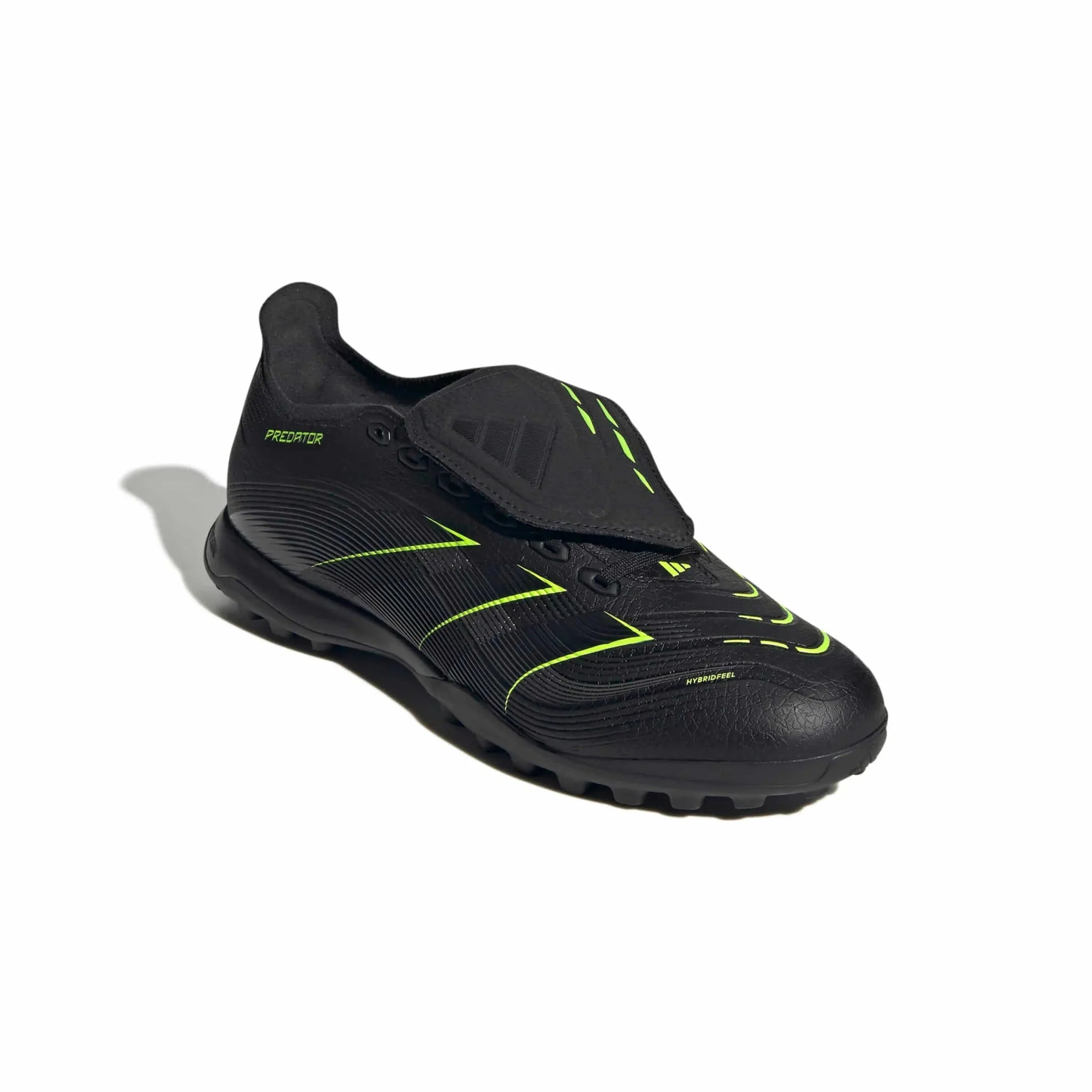 adidas Predator League Fold-Over Tongue Turf Soccer Shoes - Electric Stealth Pack (FA25) 3