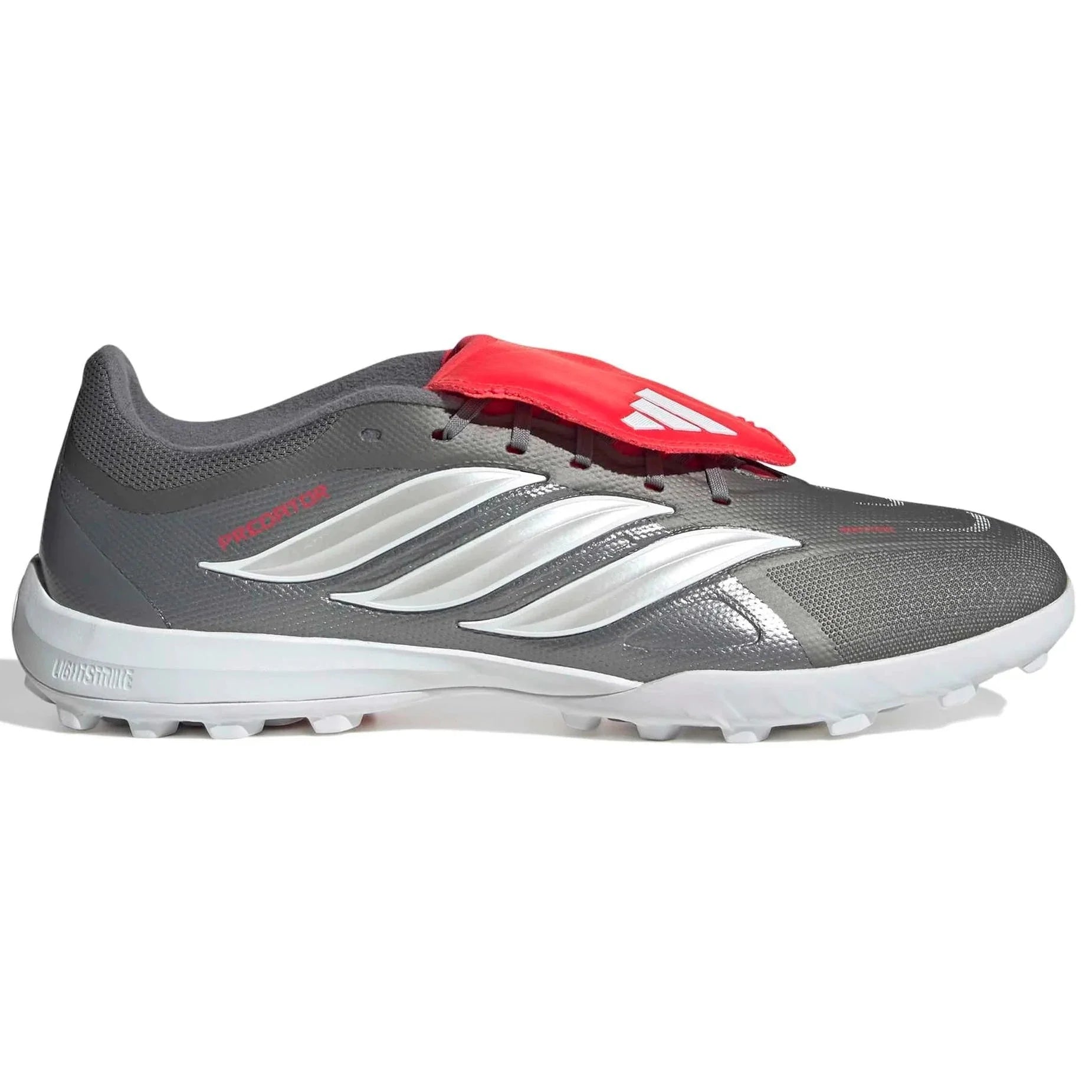 adidas Predator League Fold-Over Tongue Turf Soccer Shoes - Finishers Steel Pack (SP26) 1