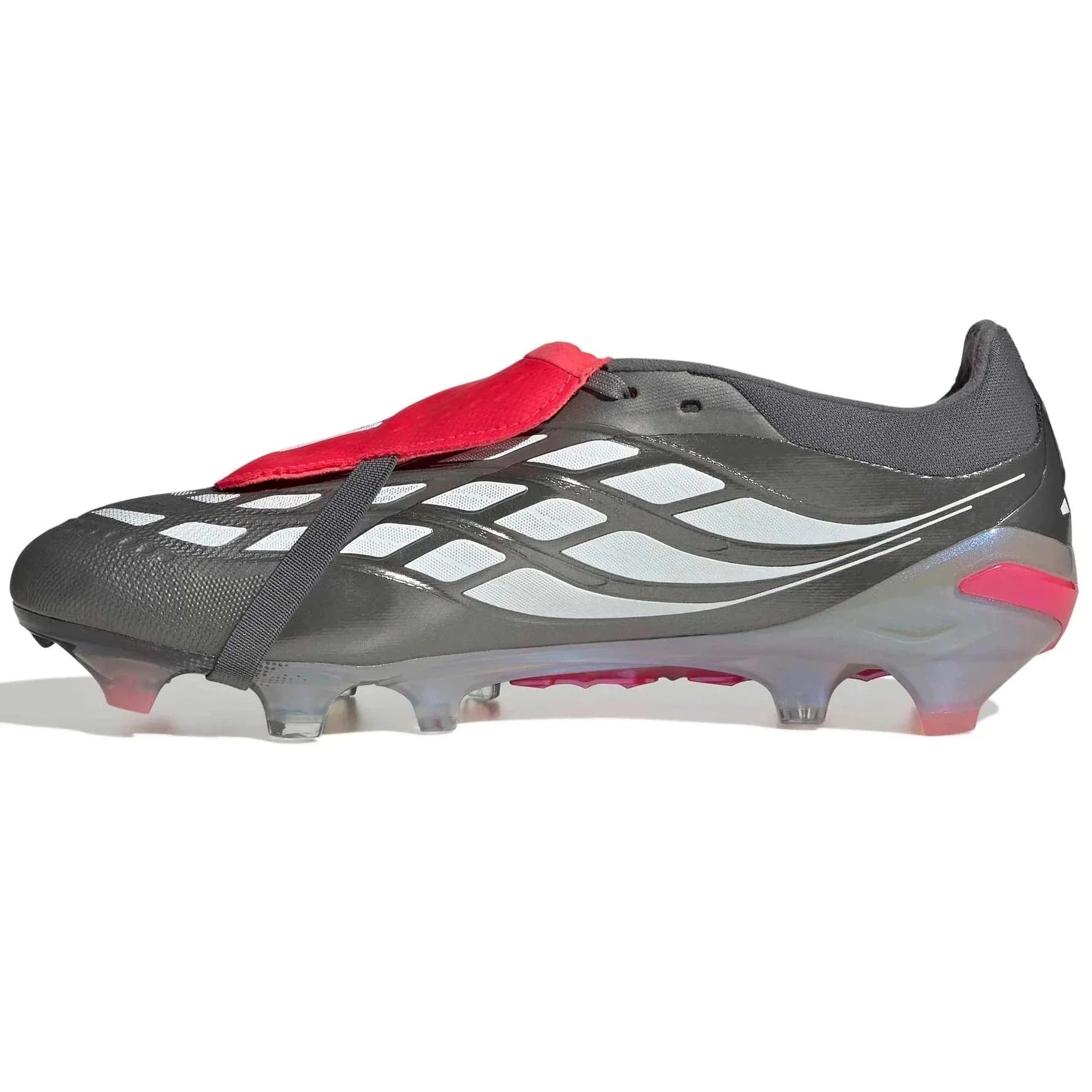 adidas Predator Pro Fold-Over Tongue Firm Ground Soccer Cleats - Finishers Steel Pack (SP26) 2