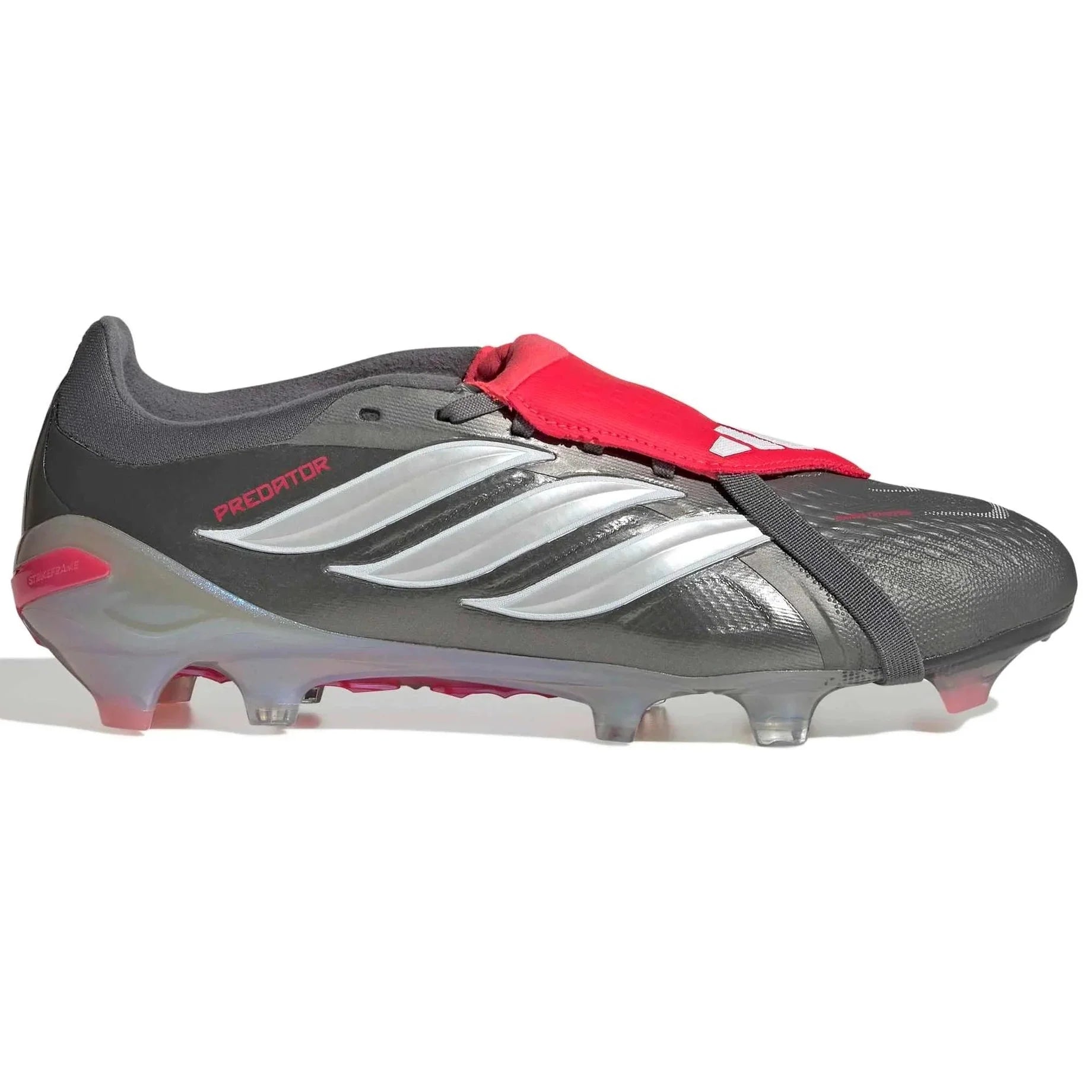 adidas Predator Pro Fold-Over Tongue Firm Ground Soccer Cleats - Finishers Steel Pack (SP26) 1