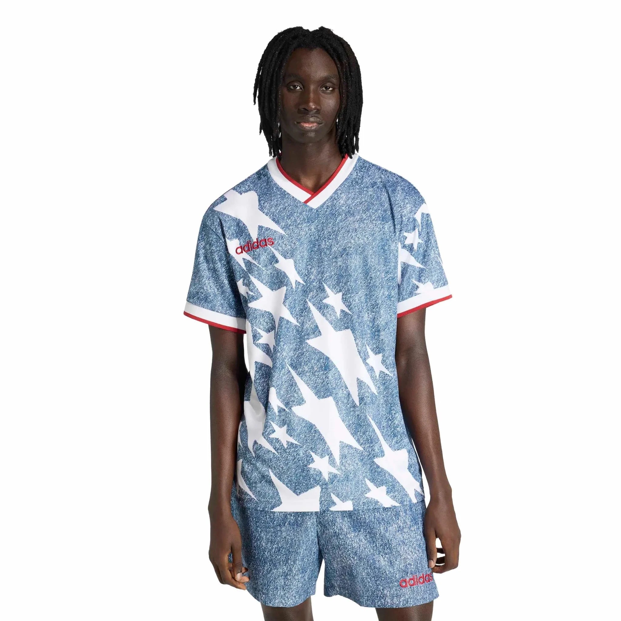 adidas USA Men's Denim Graphic Jersey 3