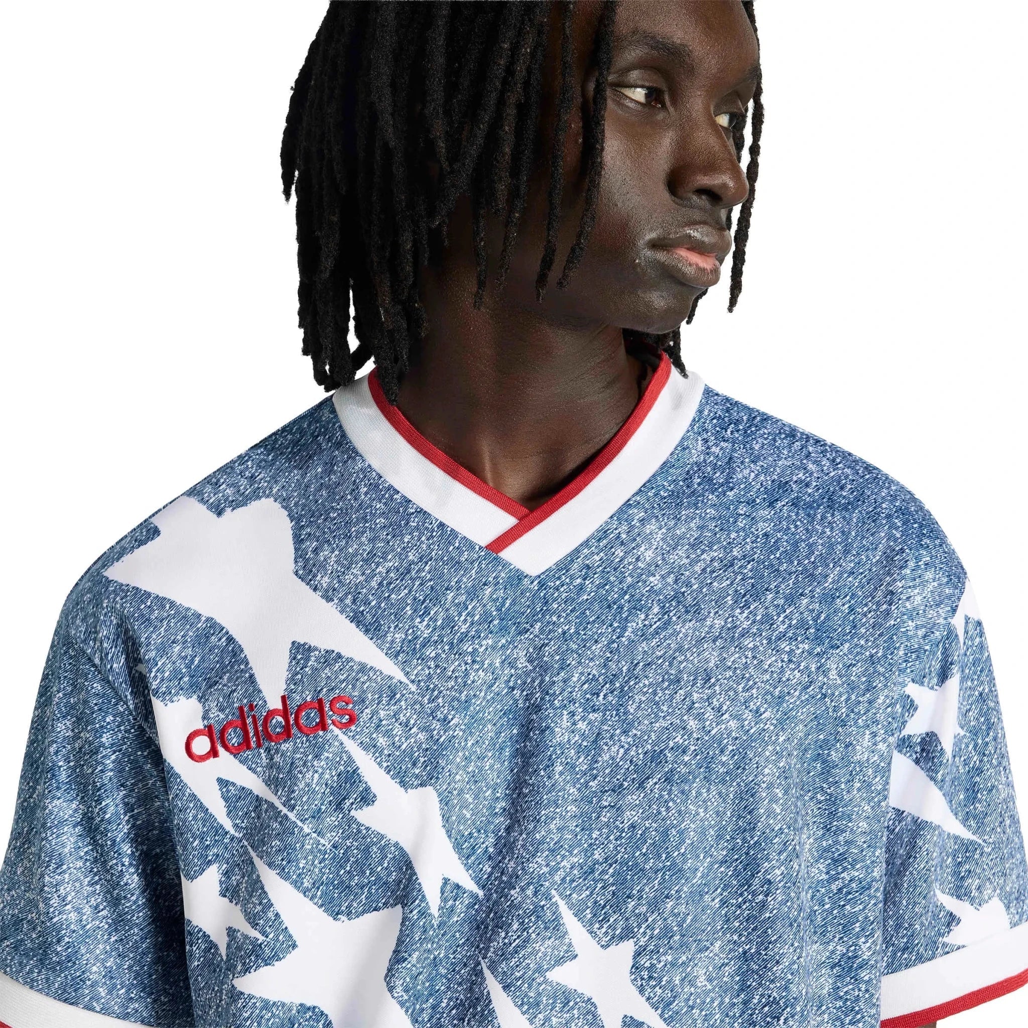 adidas USA Men's Denim Graphic Jersey 5