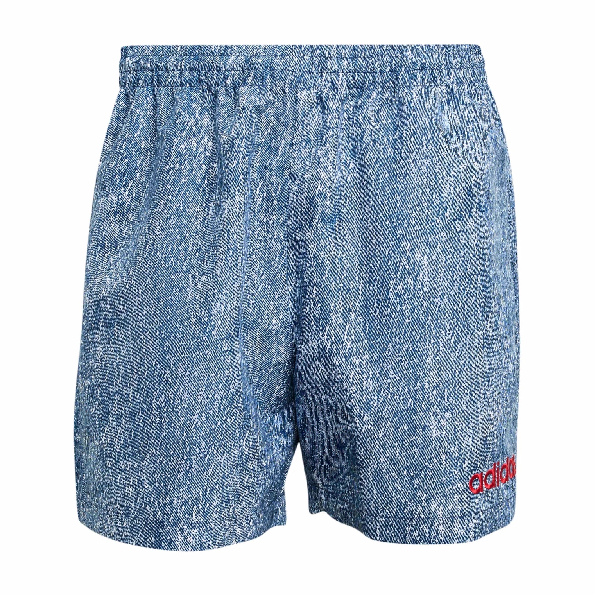 adidas USA Men's Denim Graphic Shorts 1