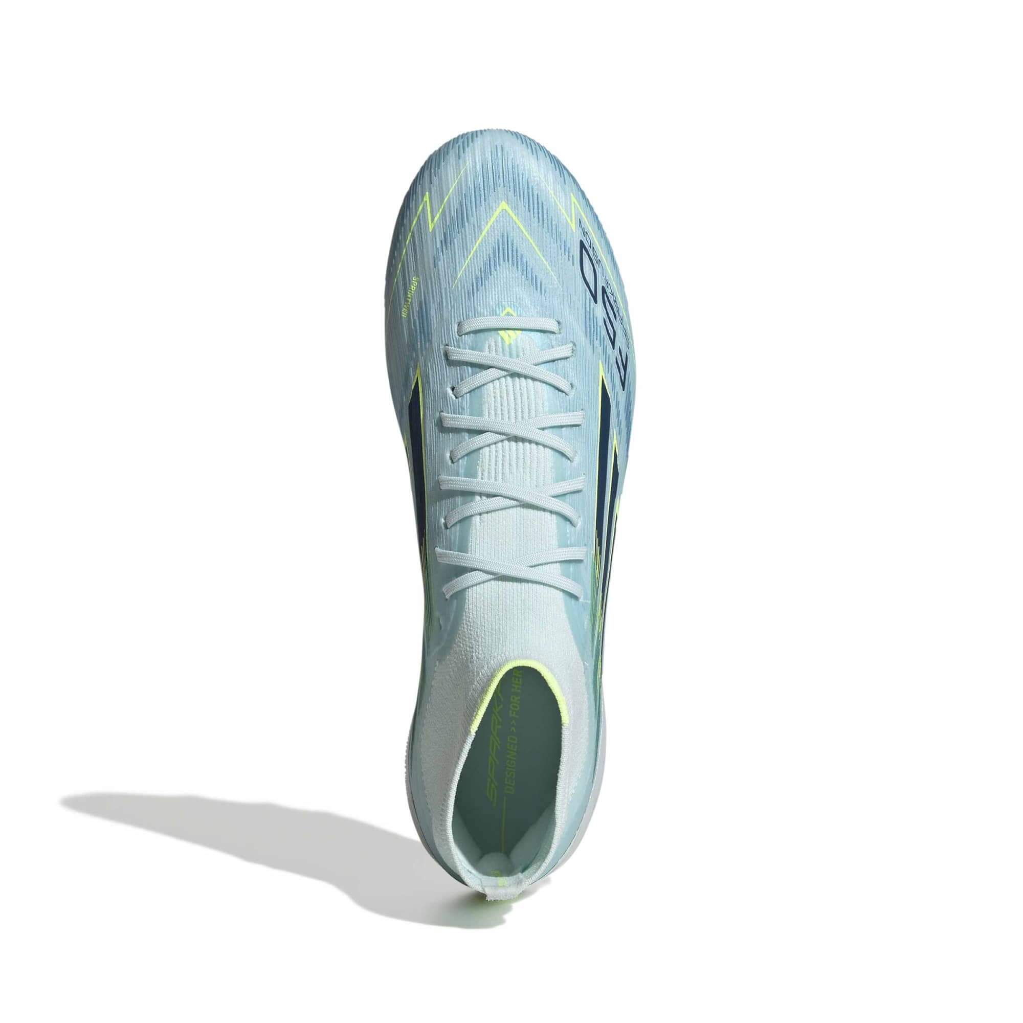 adidas Women's F50 Sparkfusion Elite Firm/Artificial Ground Soccer Cleats - Ice Cold Precision Pack (SP26) 5