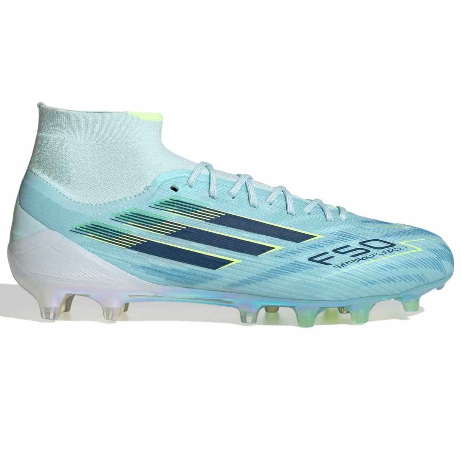 adidas Women's F50 Sparkfusion Elite Firm/Artificial Ground Soccer Cleats - Ice Cold Precision Pack (SP26) 1
