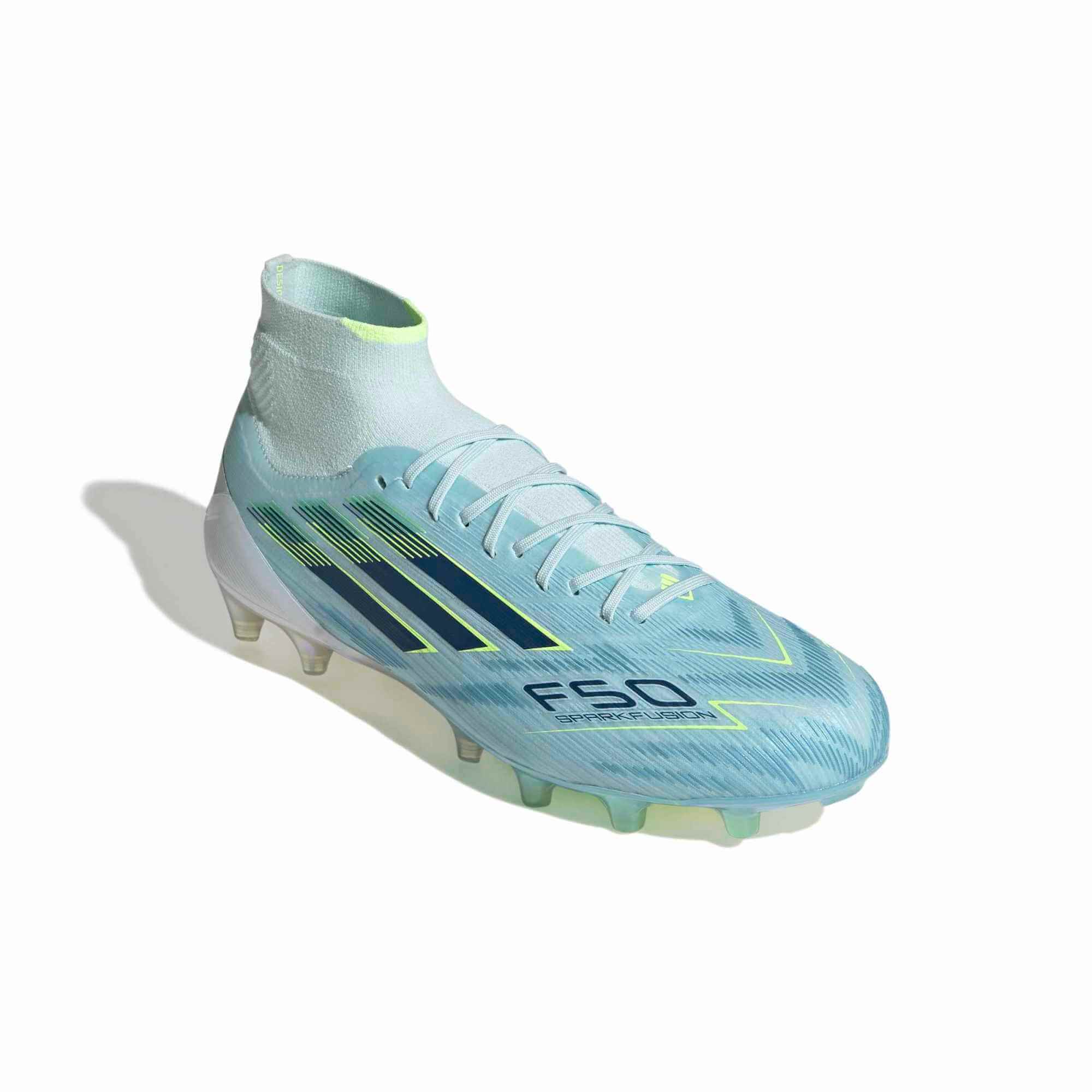 adidas Women's F50 Sparkfusion Elite Firm/Artificial Ground Soccer Cleats - Ice Cold Precision Pack (SP26) 3
