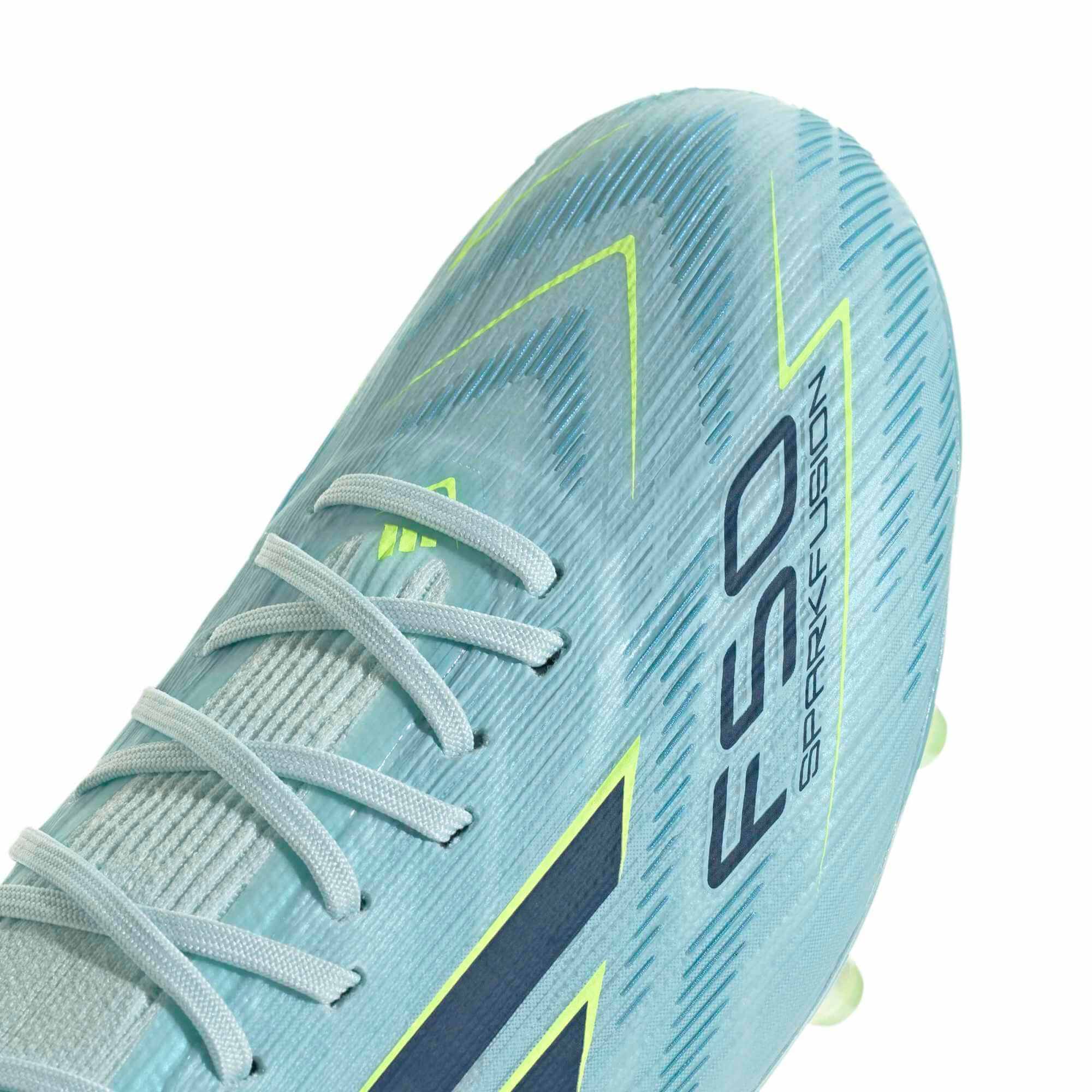 adidas Women's F50 Sparkfusion Elite Firm/Artificial Ground Soccer Cleats - Ice Cold Precision Pack (SP26) 7