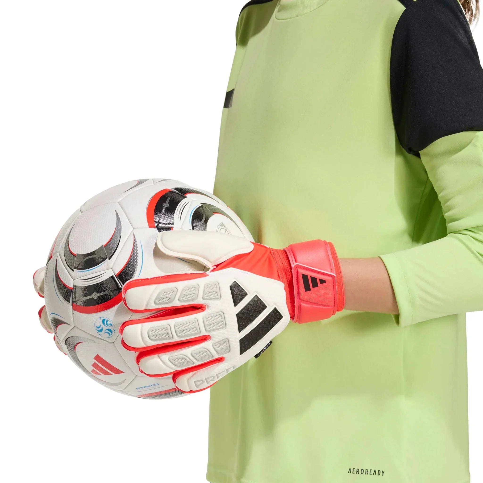 adidas Youth Predator GL Match Fingersave Goalkeeper Gloves 5