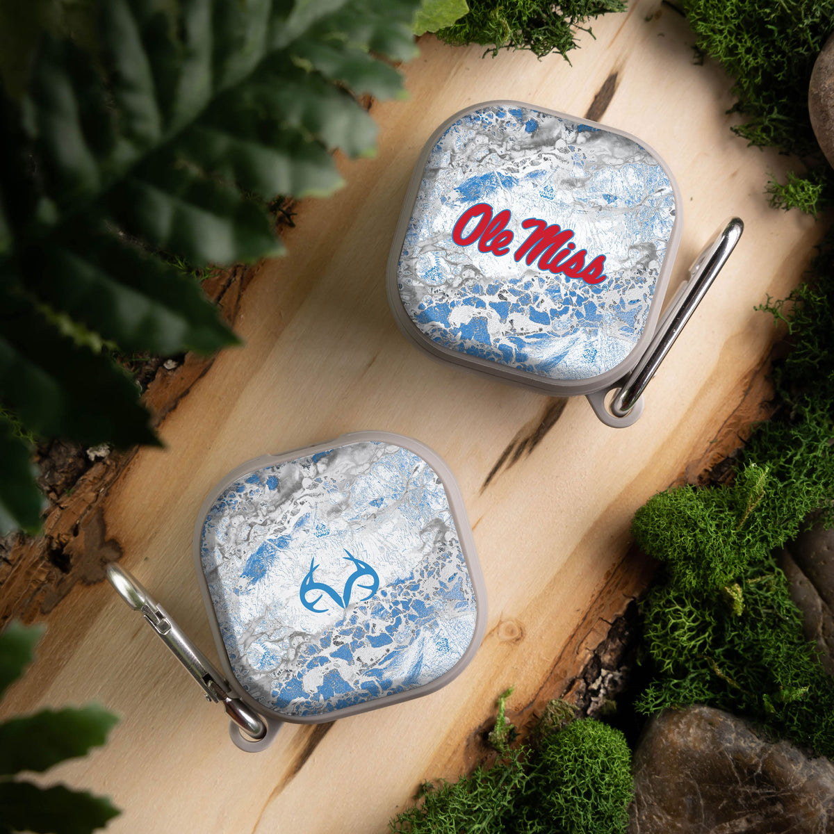 Mississippi Ole Miss Realtree HDX Samsung Galaxy Buds Pro & Buds Live Case Cover | Affinity Bands