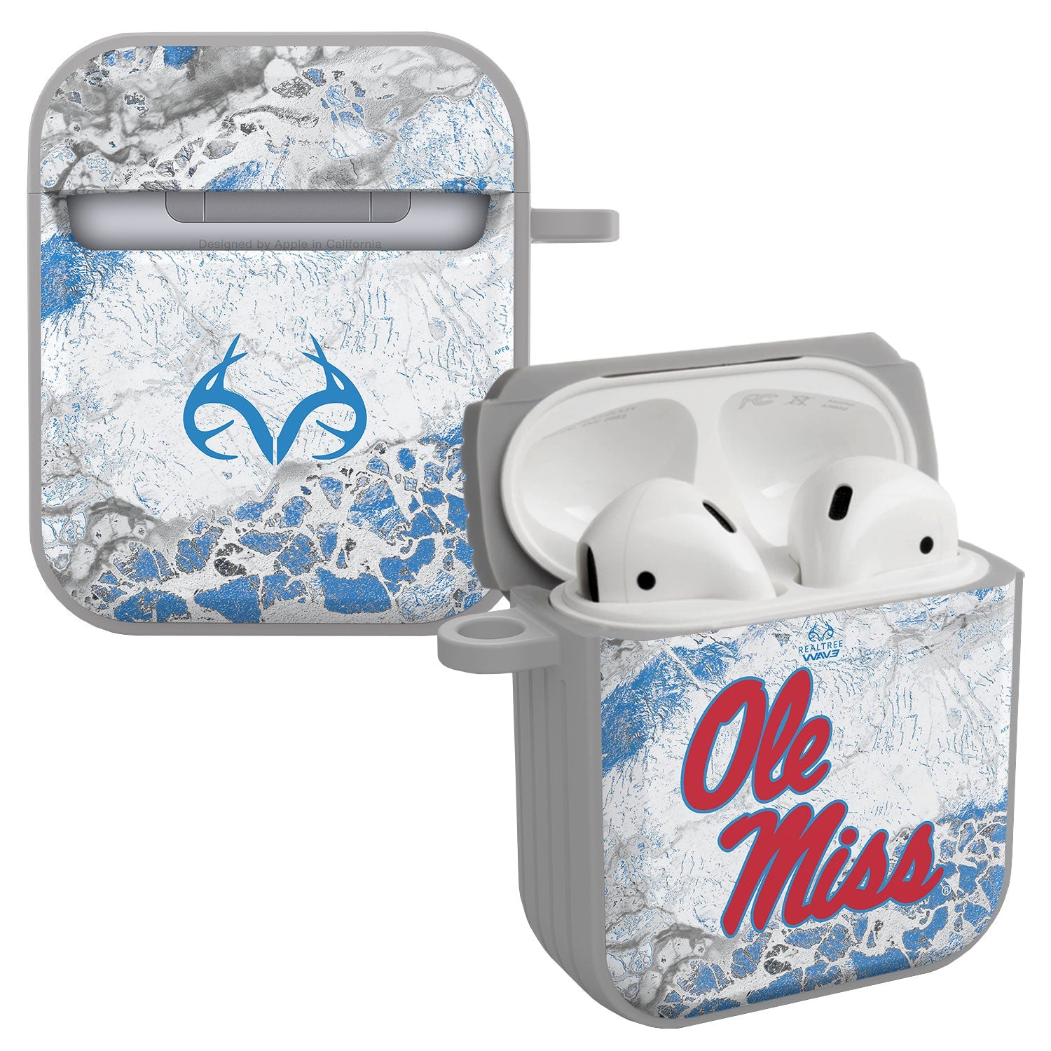 Mississippi Ole Miss Realtree HDX Apple AirPods Gen 1 & 2 Case Cover 1