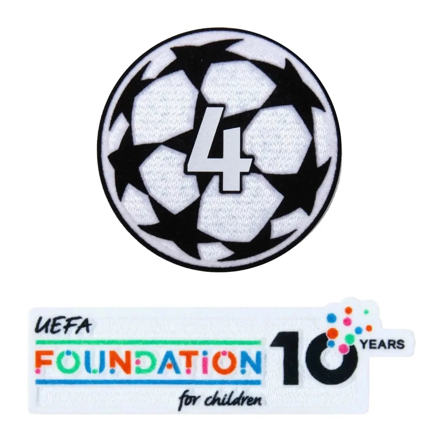 Ajax 2025-26 UCL Starball #4 +10th Anniversary UEFA Foundation Patch Set 1
