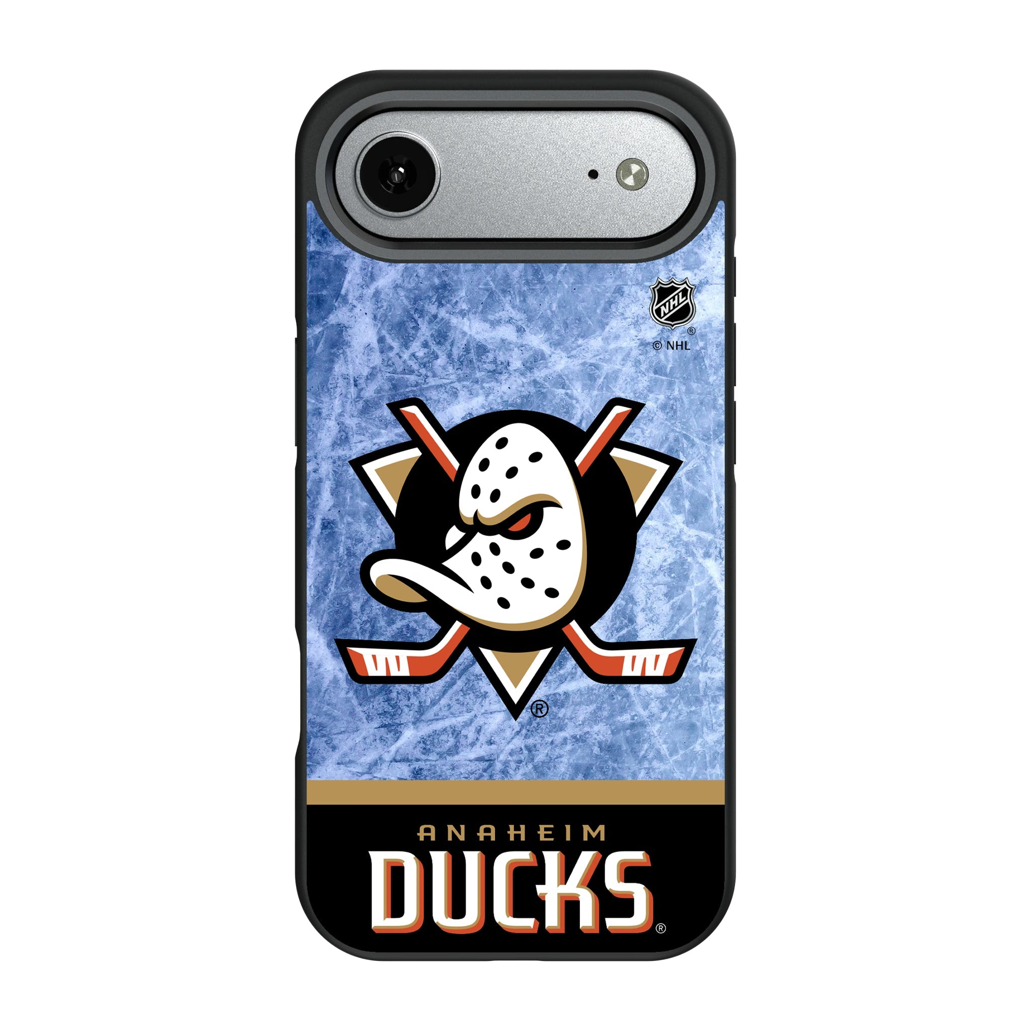 Anaheim Ducks Ice Wordmark Bump Phone Case 9