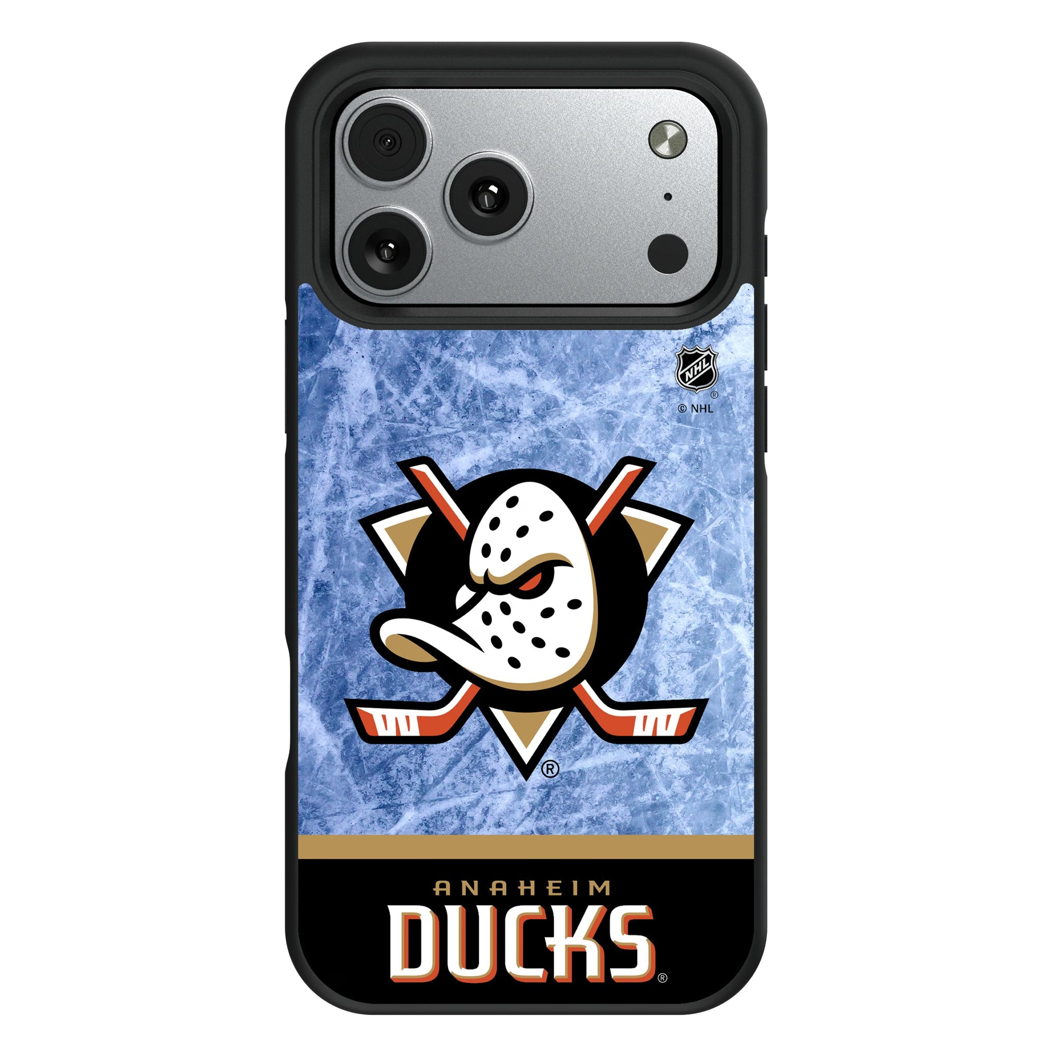 Anaheim Ducks Ice Wordmark Bump Phone Case 11