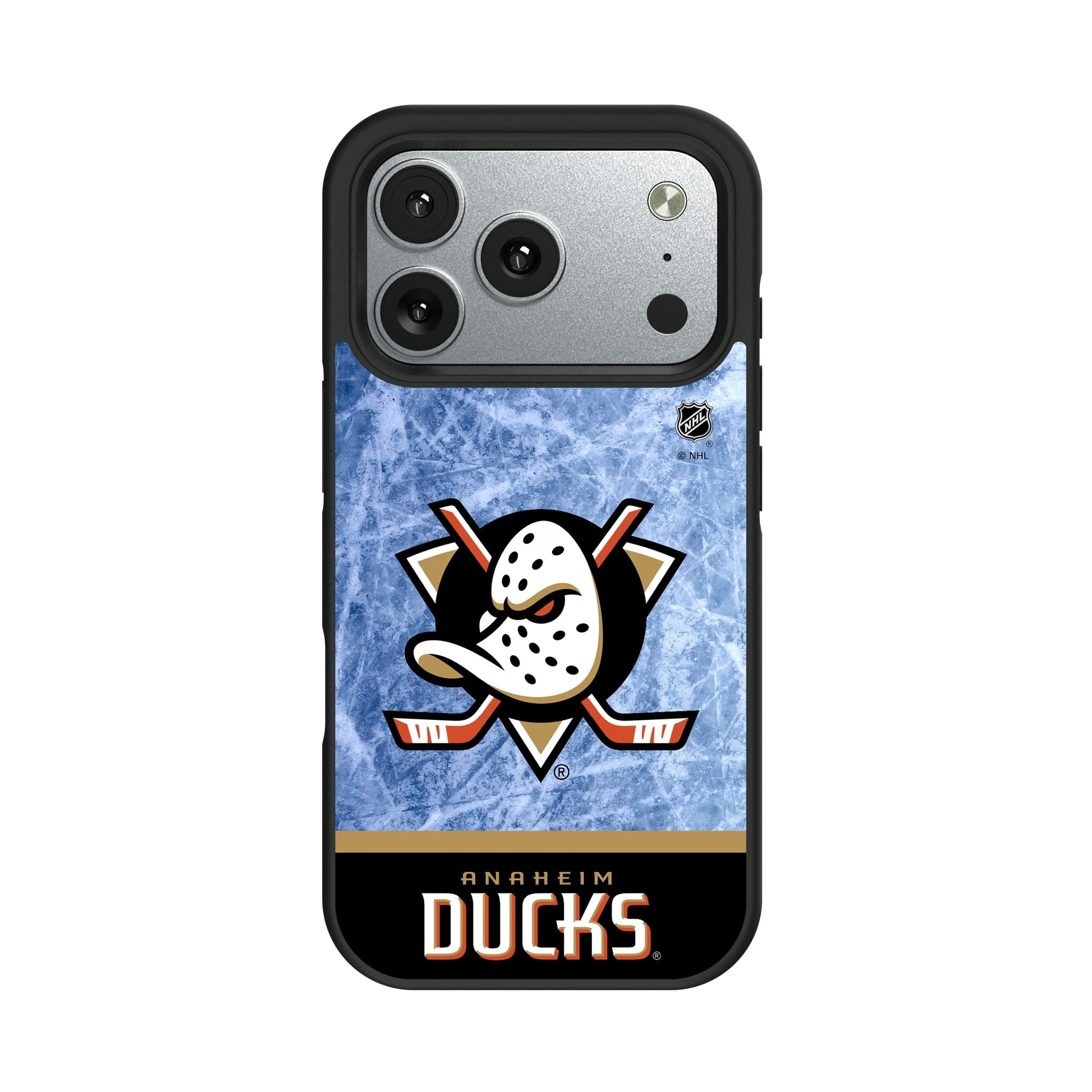 Anaheim Ducks Ice Wordmark Bump Phone Case 10