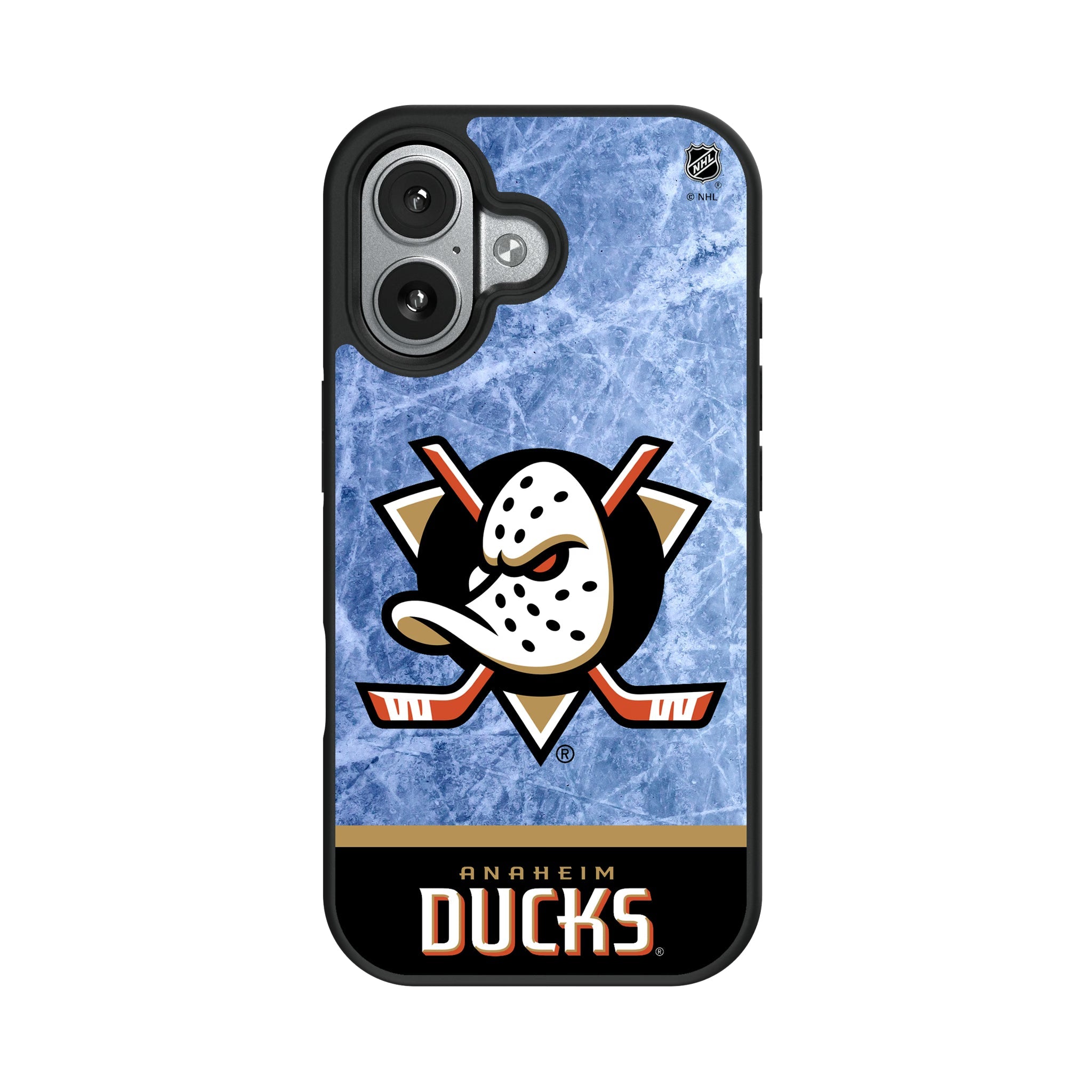 Anaheim Ducks Ice Wordmark Bump Phone Case 8