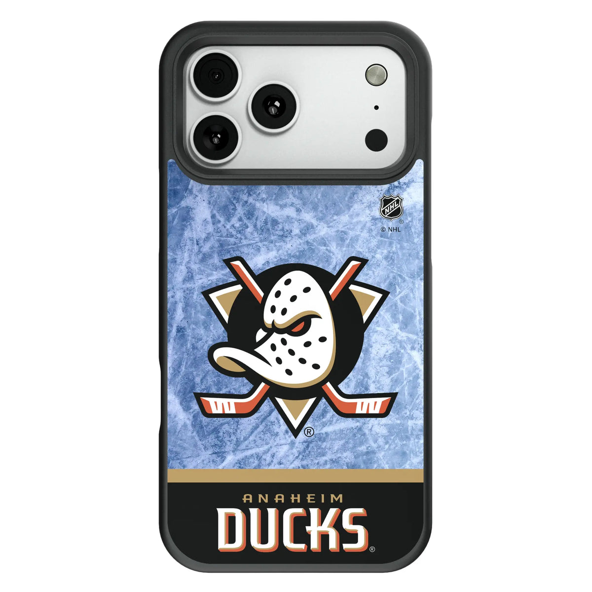 Anaheim Ducks Ice Wordmark Bump Phone Case 13
