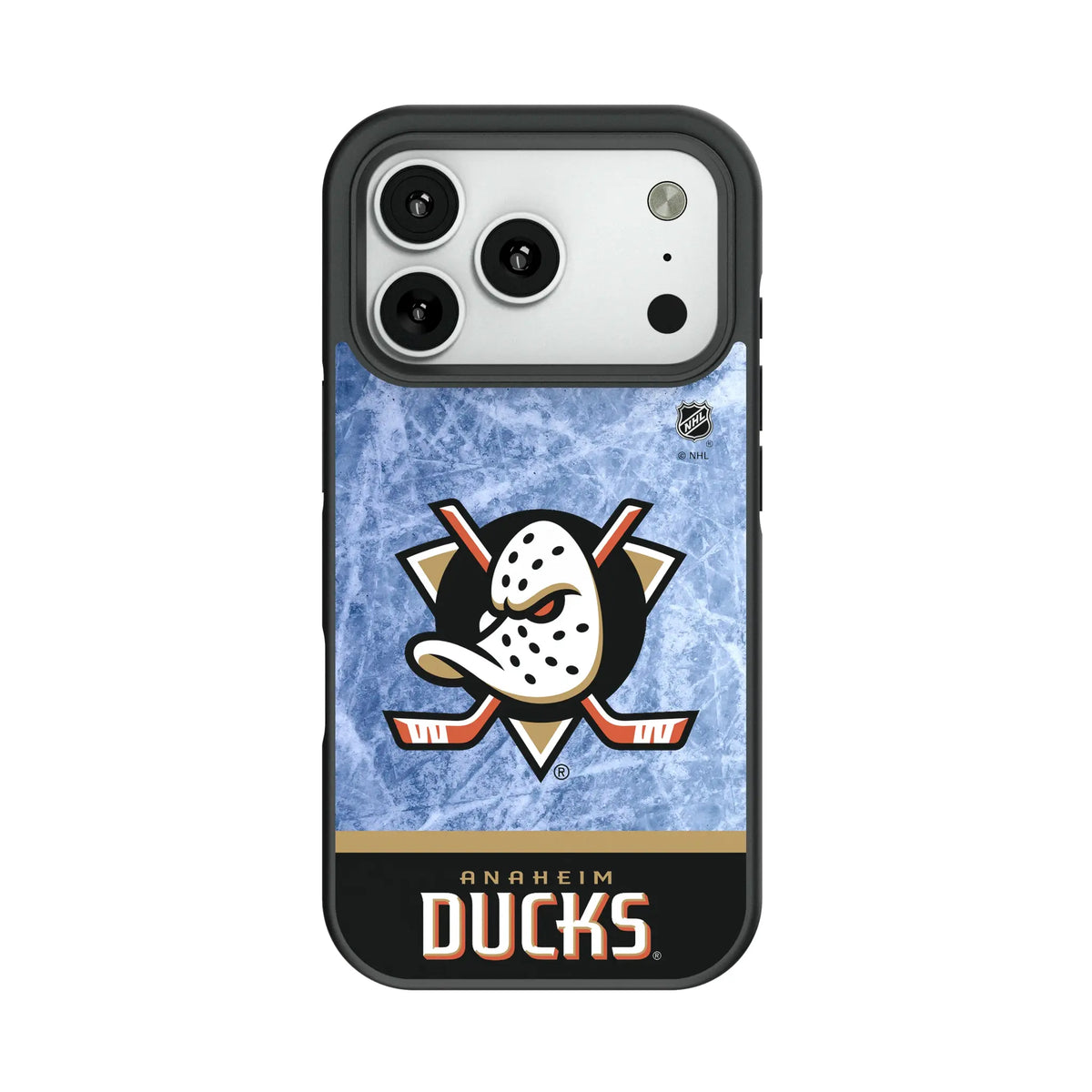 Anaheim Ducks Ice Wordmark Bump Phone Case 12