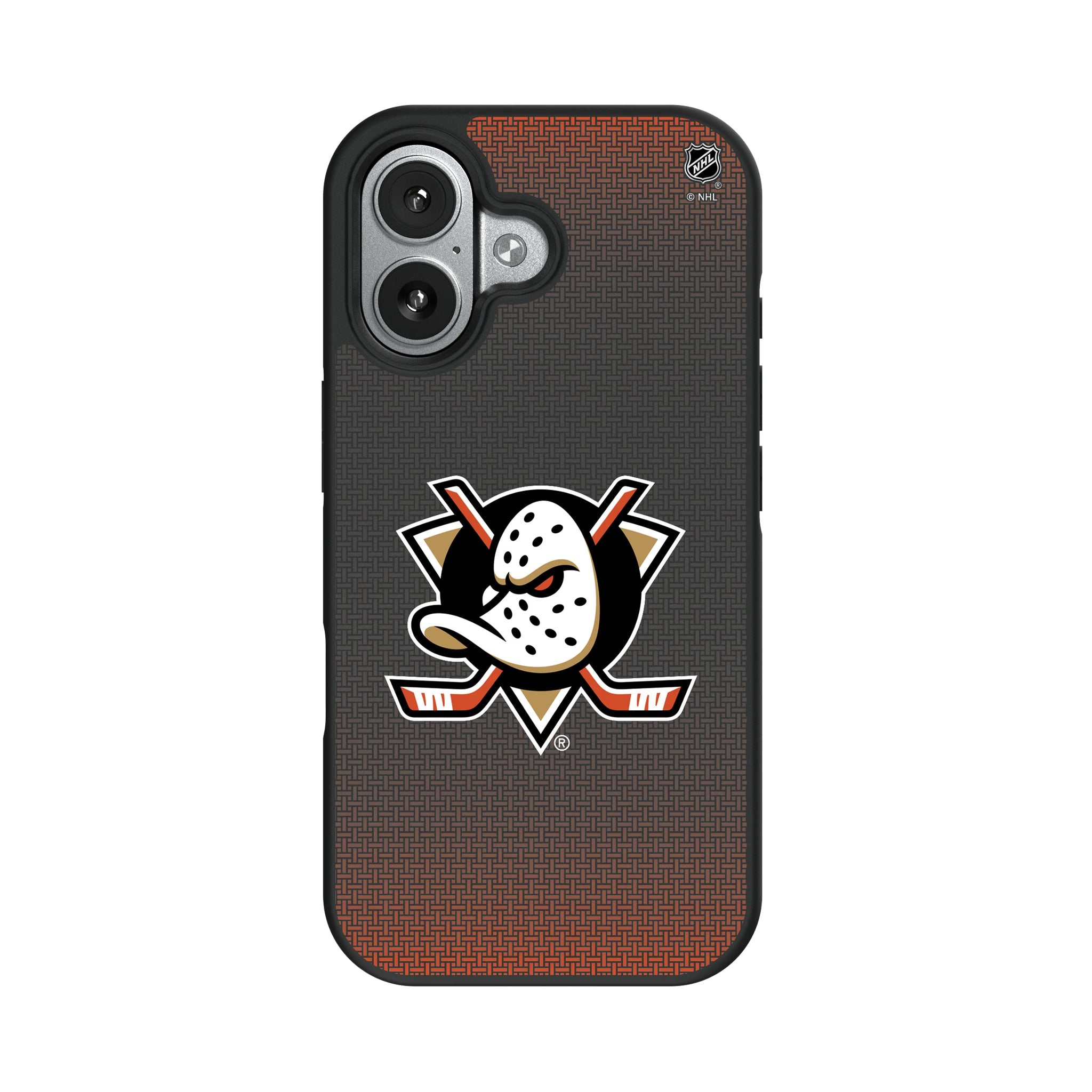 Anaheim Ducks Linen Bump Phone Case 8
