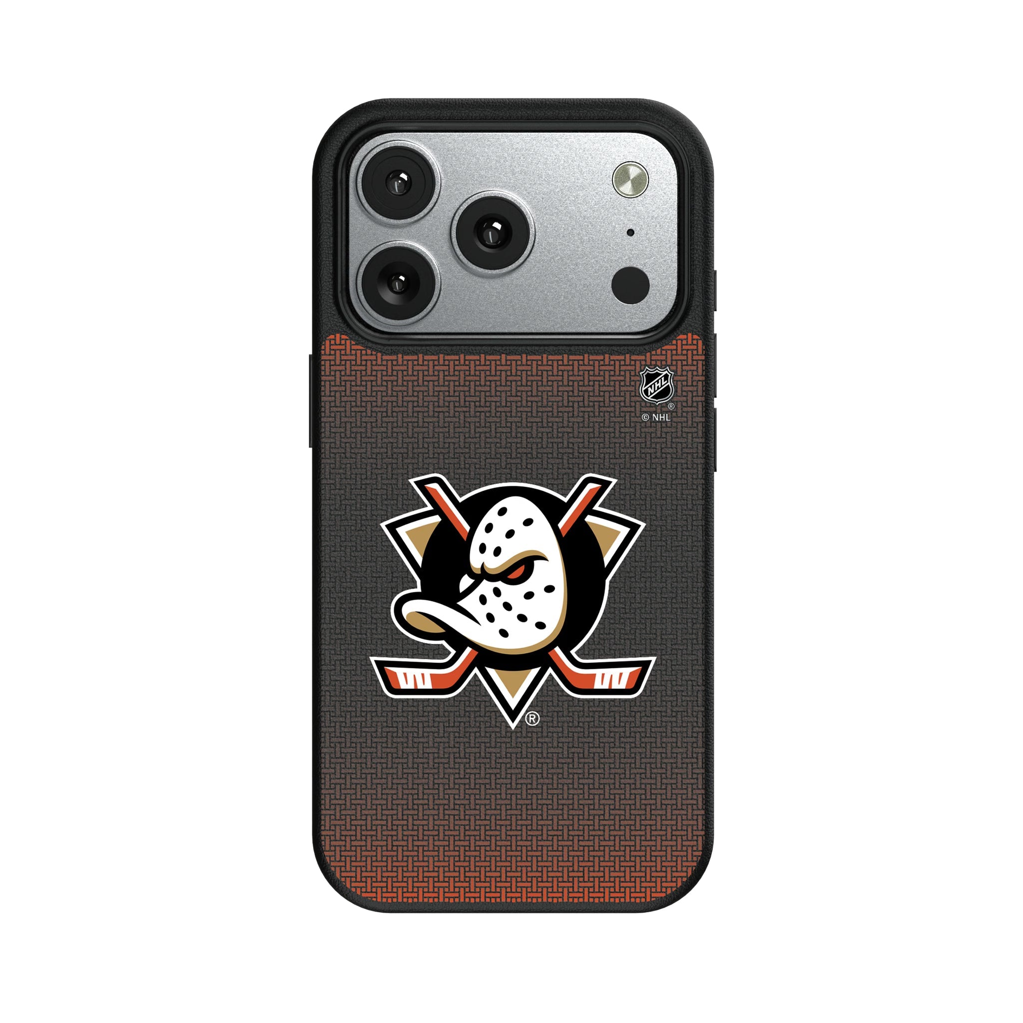 Anaheim Ducks Linen MagSafe Compatible Phone Case for Apple iPhone 9