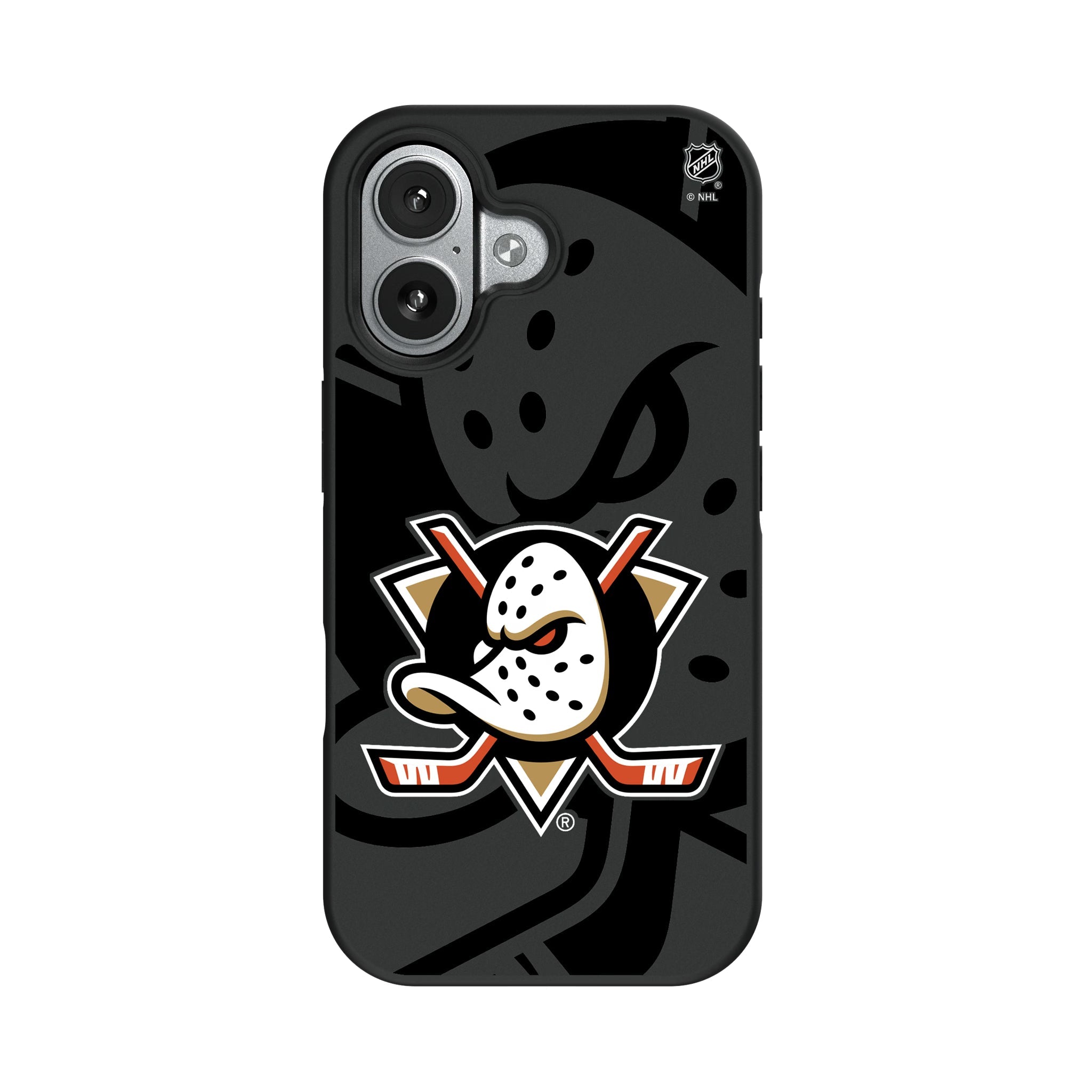Anaheim Ducks Monocolor Tilt Bump Phone Case 8