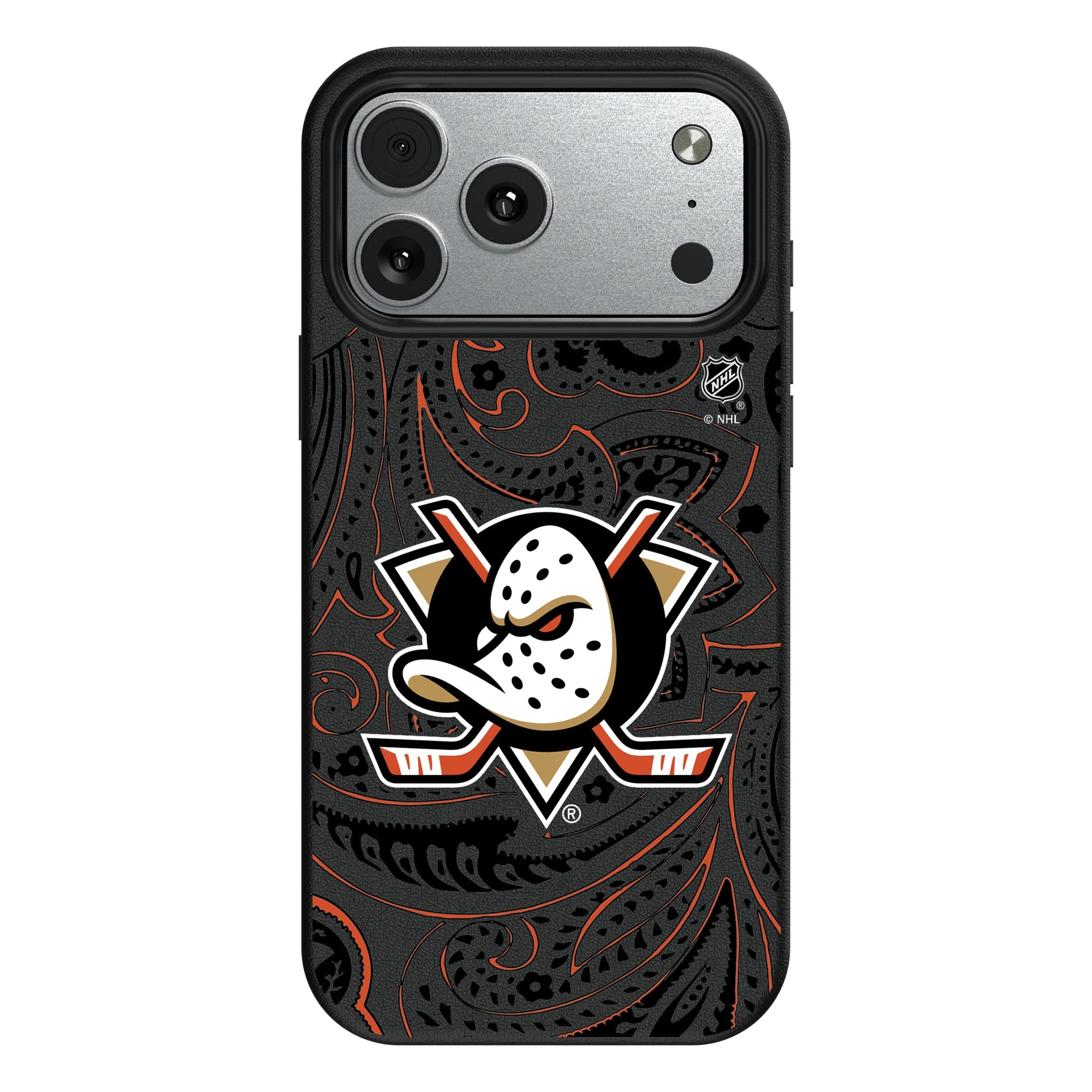 Anaheim Ducks Paisley MagSafe Compatible Phone Case for Apple iPhone 7