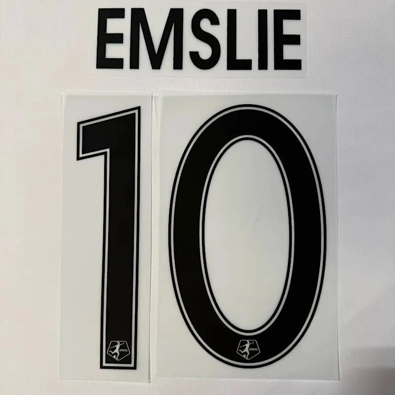 Angel City 2026-Away EMSLIE #10 Official Name Set 1