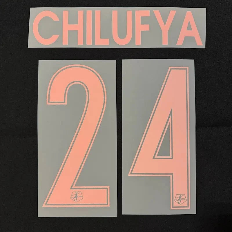 Angel City 2026- Home CHILUFYA #24 Official Name Set 1