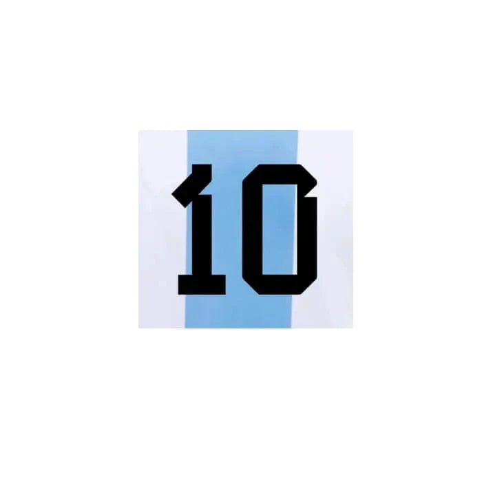 Argentina 2022-23 Home Messi #10 Youth Jersey Name Set 2