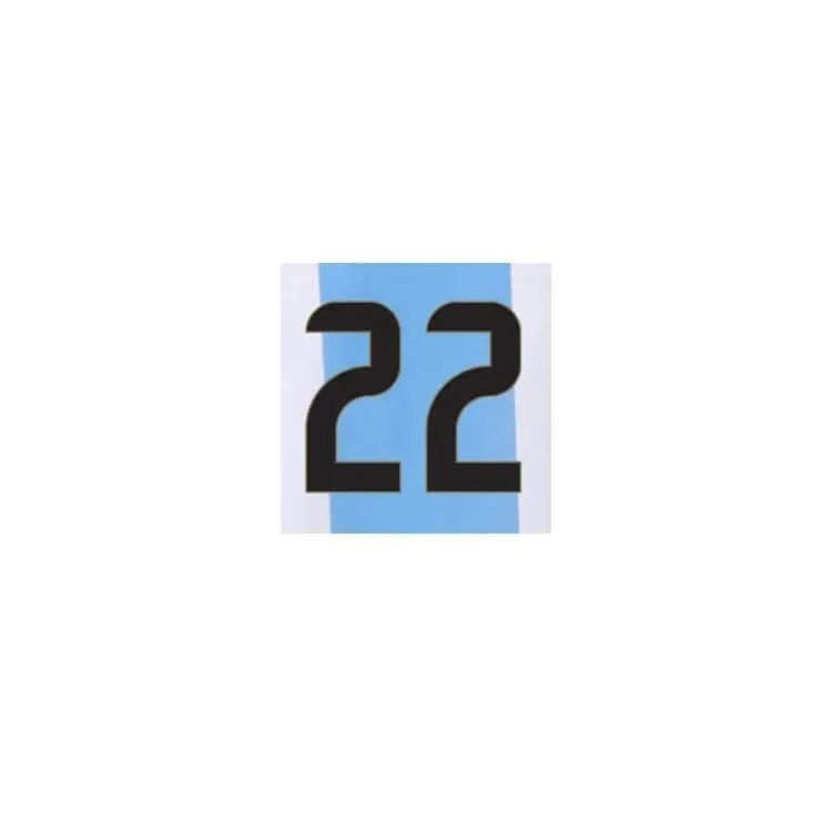 Argentina 2024/25 Home L Martinez #22 Jersey Name Set 2