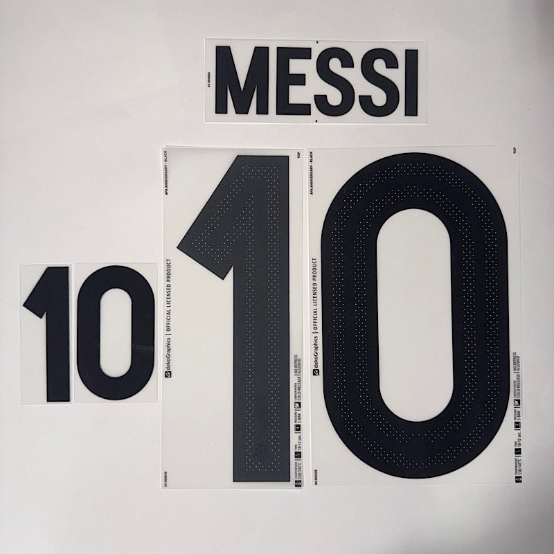 Argentina 2025 Home MESSI #10 Anniversary Official Name Set 1