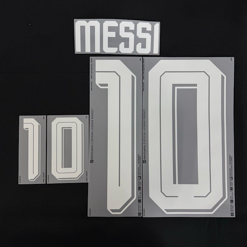 Argentina 2026- Away MESSI #10 Official Name Set 1