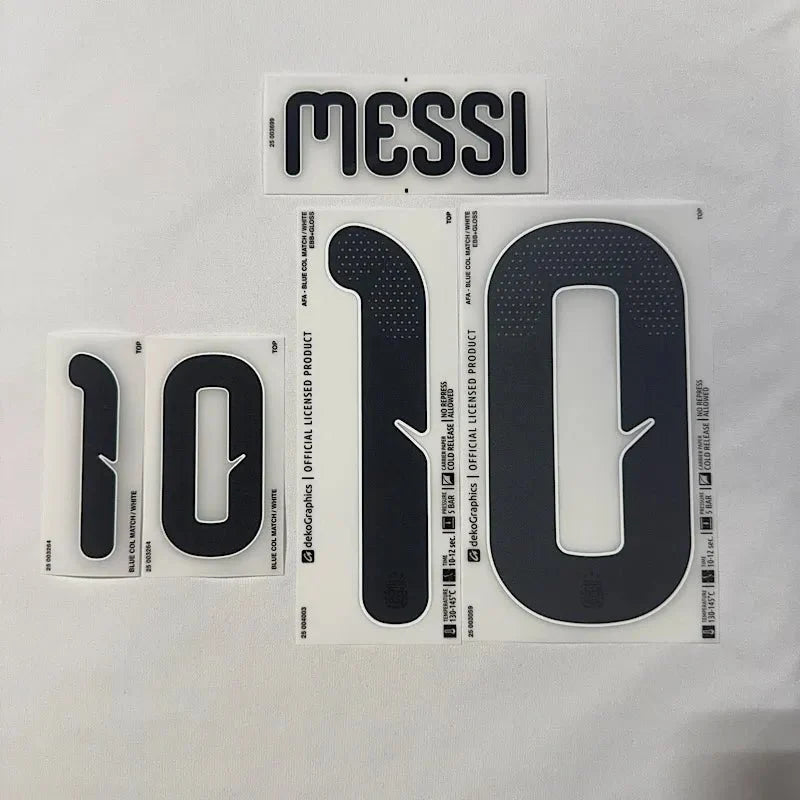 Argentina 2026- Home MESSI #10 Youth Official Name Set 1