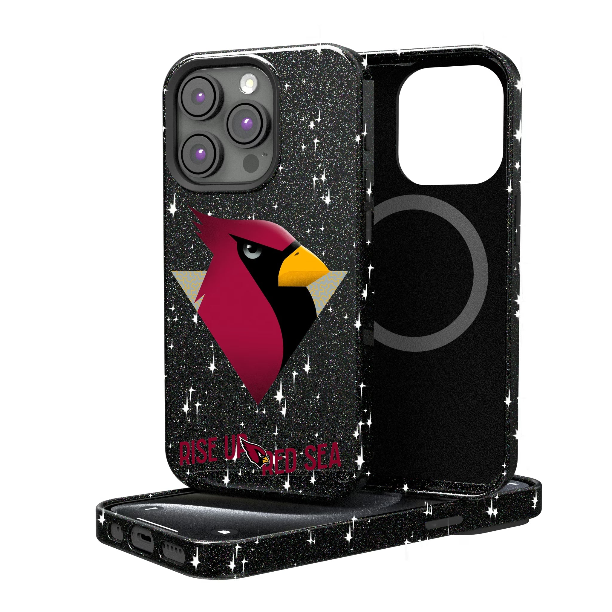 Arizona Cardinals 2024 Illustrated Limited Edition Bling Phone Case 6