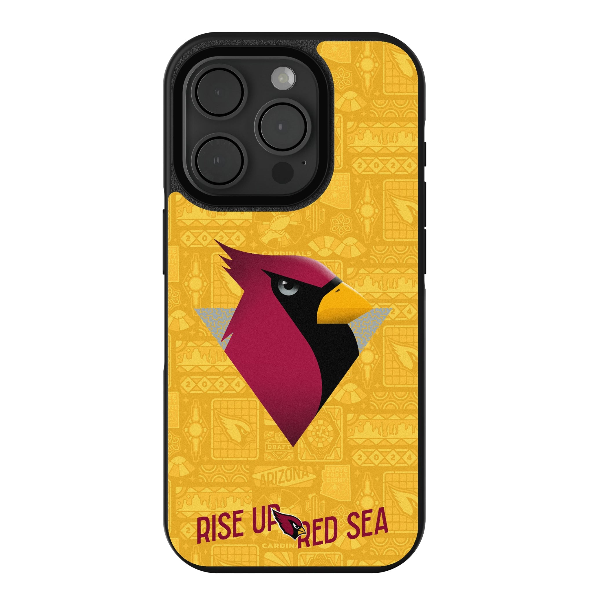 Arizona Cardinals 2024 Illustrated Limited Edition Bump Phone Case 14