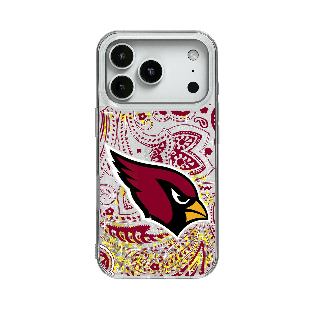 Arizona Cardinals Paisley Glitter Phone Case 19