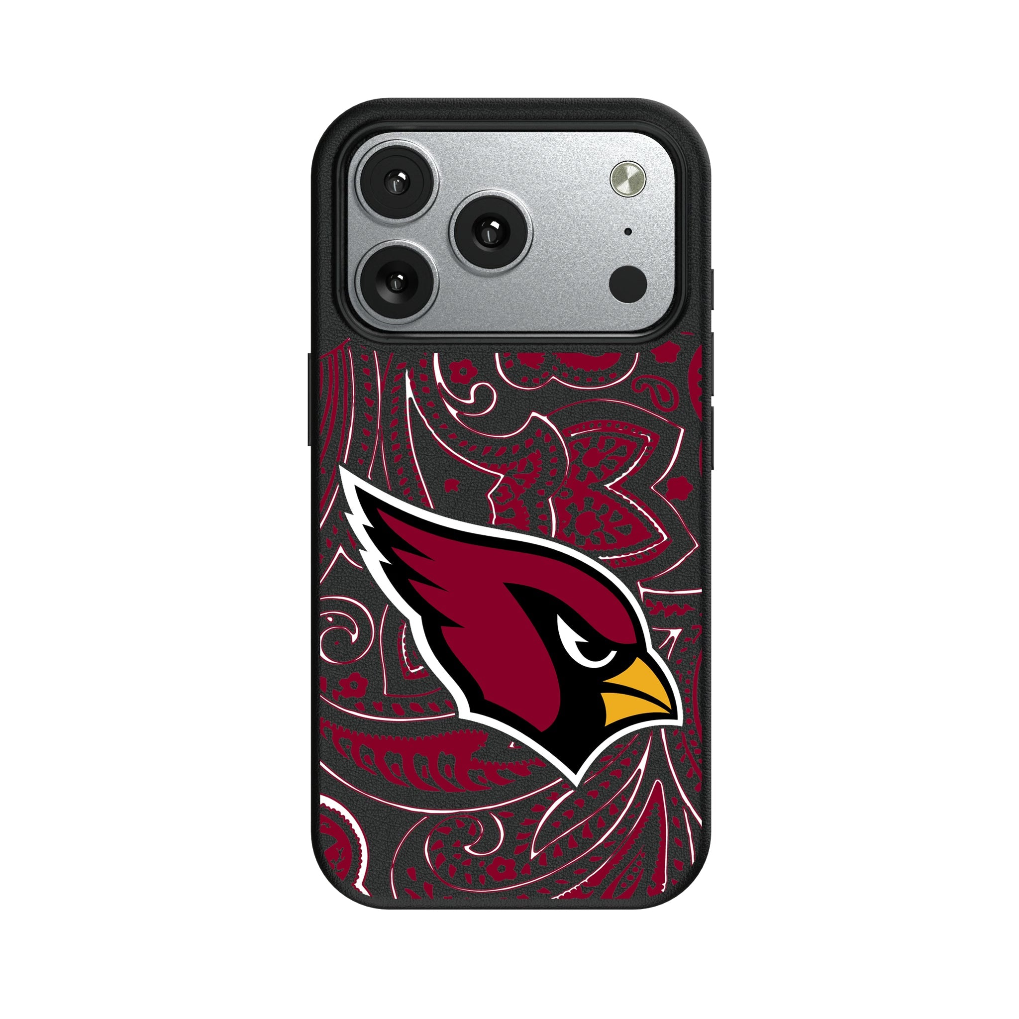 Arizona Cardinals Paisley MagSafe Compatible Phone Case for Apple iPhone 9