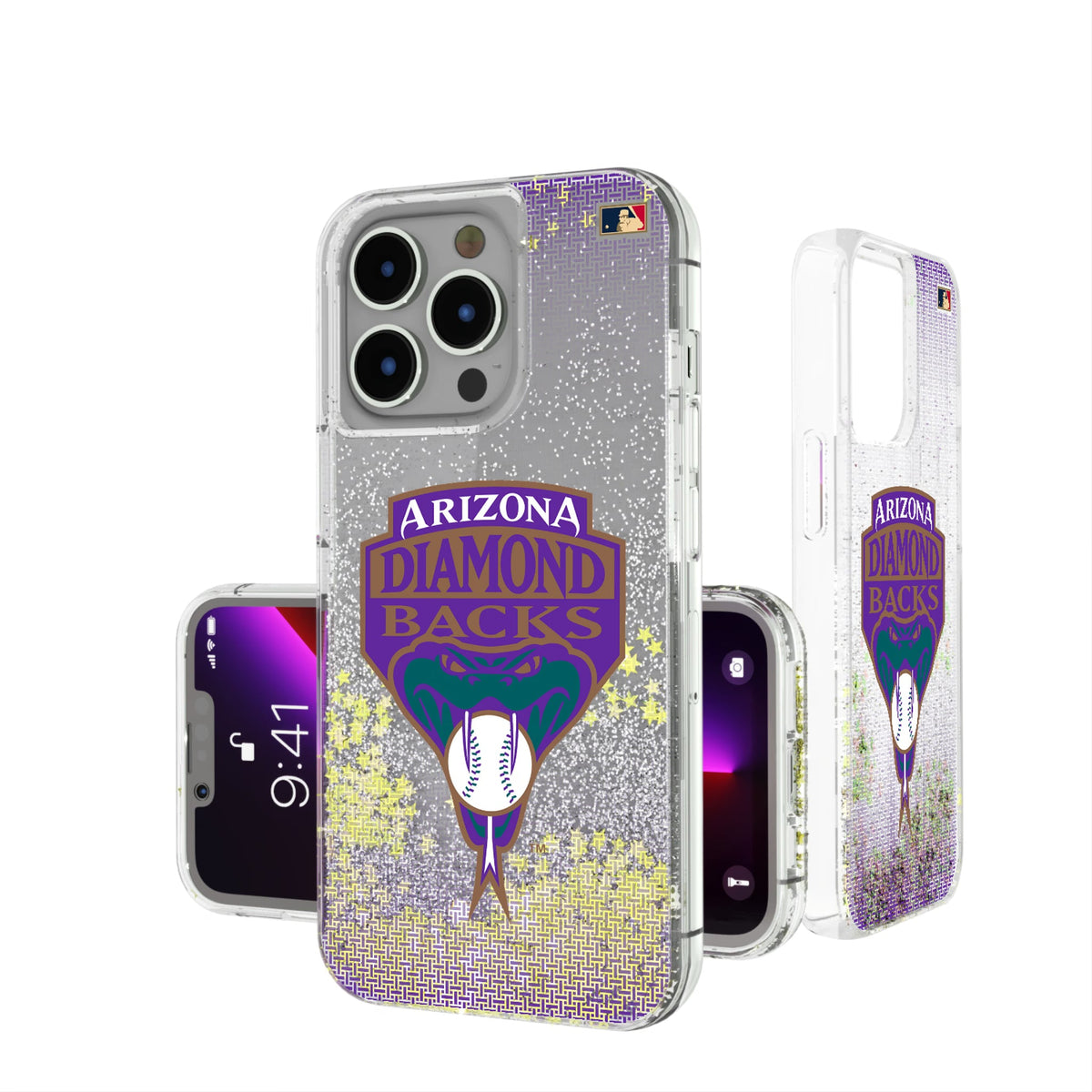 Arizona Diamondbacks 1999-2006 - Cooperstown Collection Linen Glitter Phone Case 17