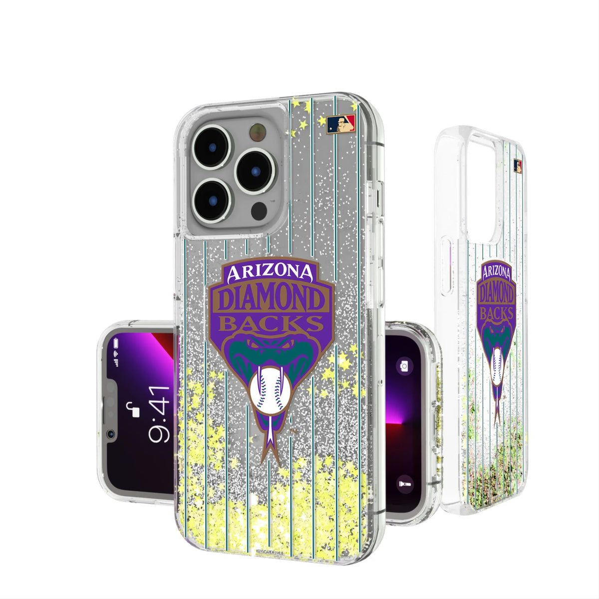 Arizona Diamondbacks 1999-2006 - Cooperstown Collection Pinstripe Glitter Phone Case 13
