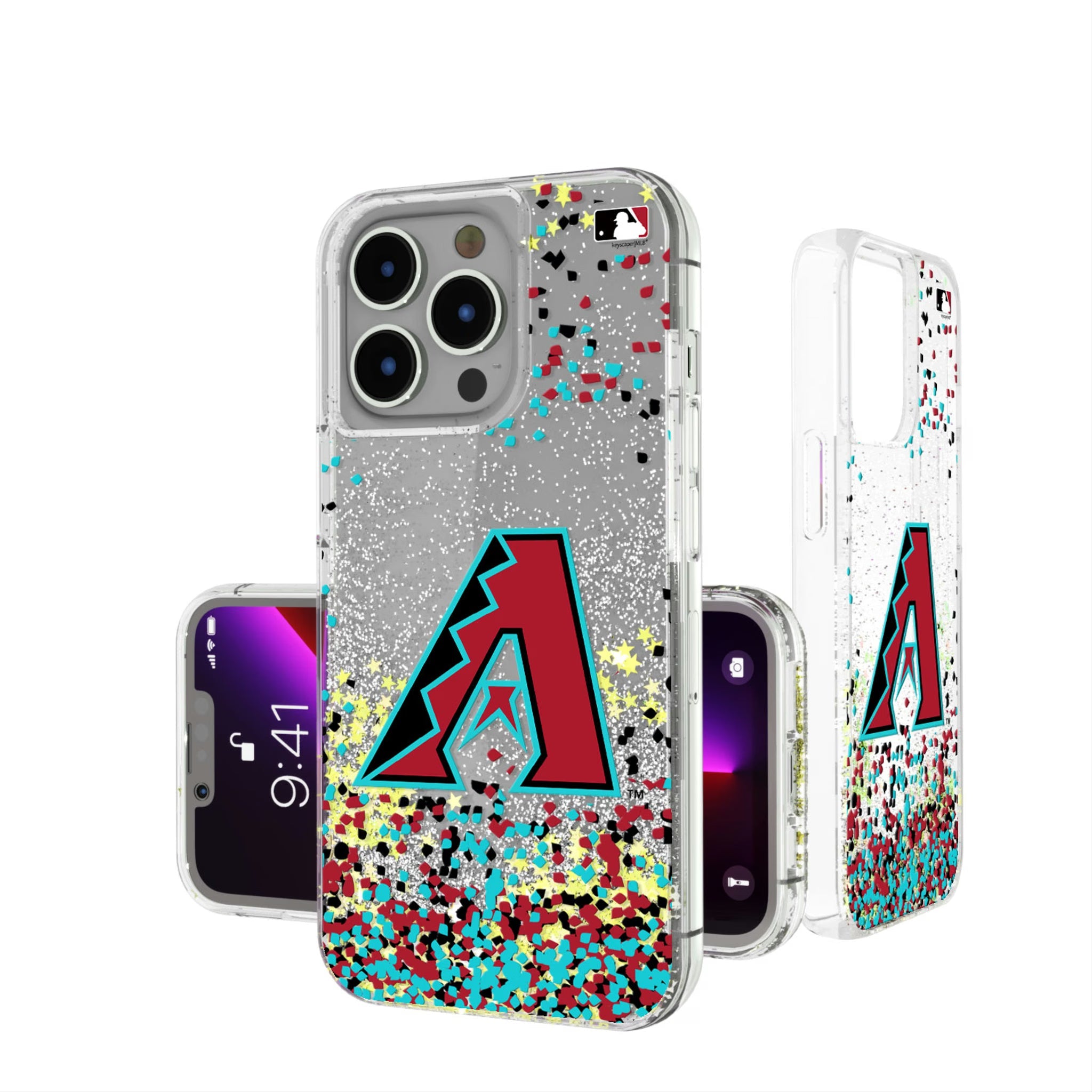 Arizona Diamondbacks Confetti Glitter Phone Case 15