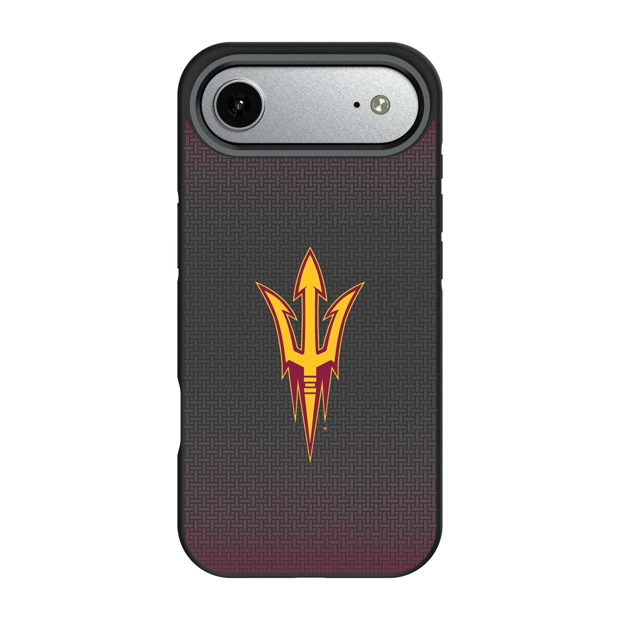 Arizona State University Sun Devils Linen Bump Phone Case for Apple iPhone 10