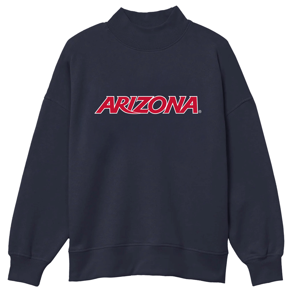 University of Arizona Mock Neck Sweatshirt | lojobands