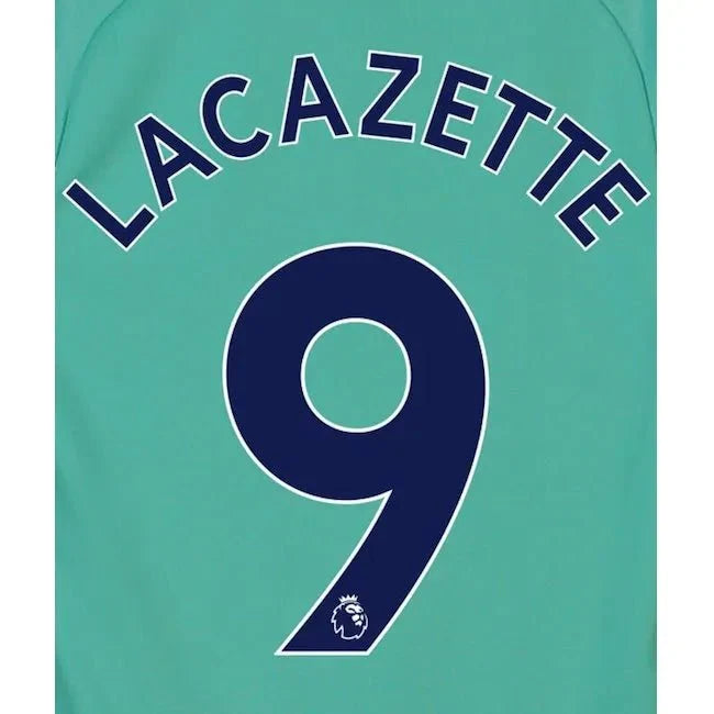 Arsenal 2018/19 Third Lacazette #9 Jersey Name Set 1