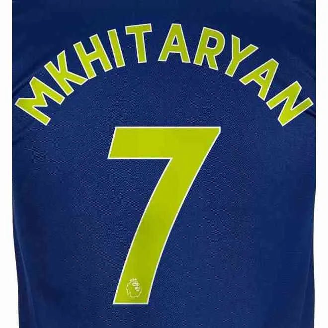 Arsenal 2019/20 Third Mkhitaryan #7 Jersey Name Set 1