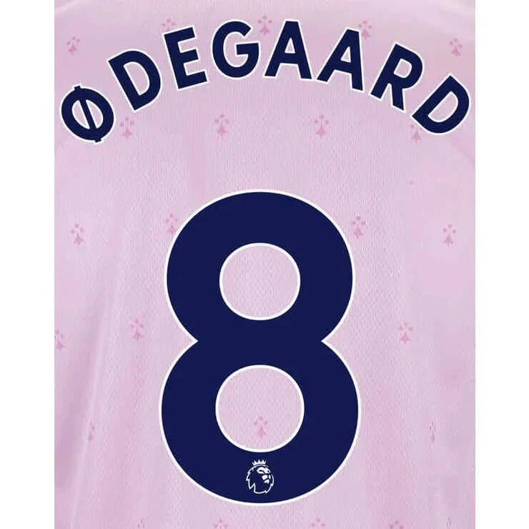 Arsenal 2022/23 Third Odegaard #8 Jersey Name Set Navy 1