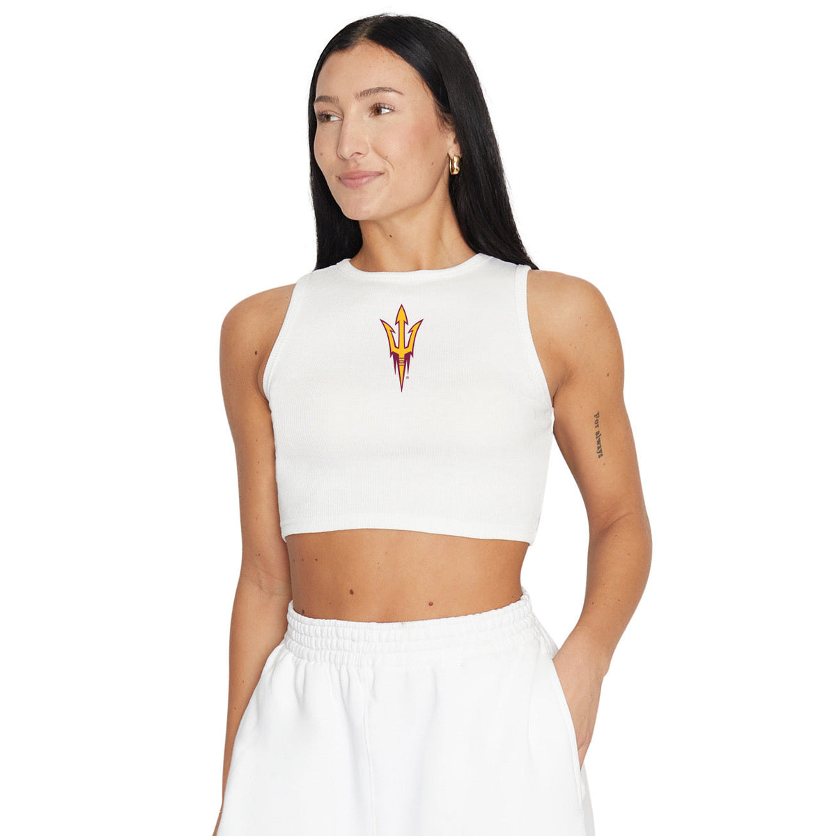 Arizona State ASU Touchdown Ribbed Tank | lojobands 6