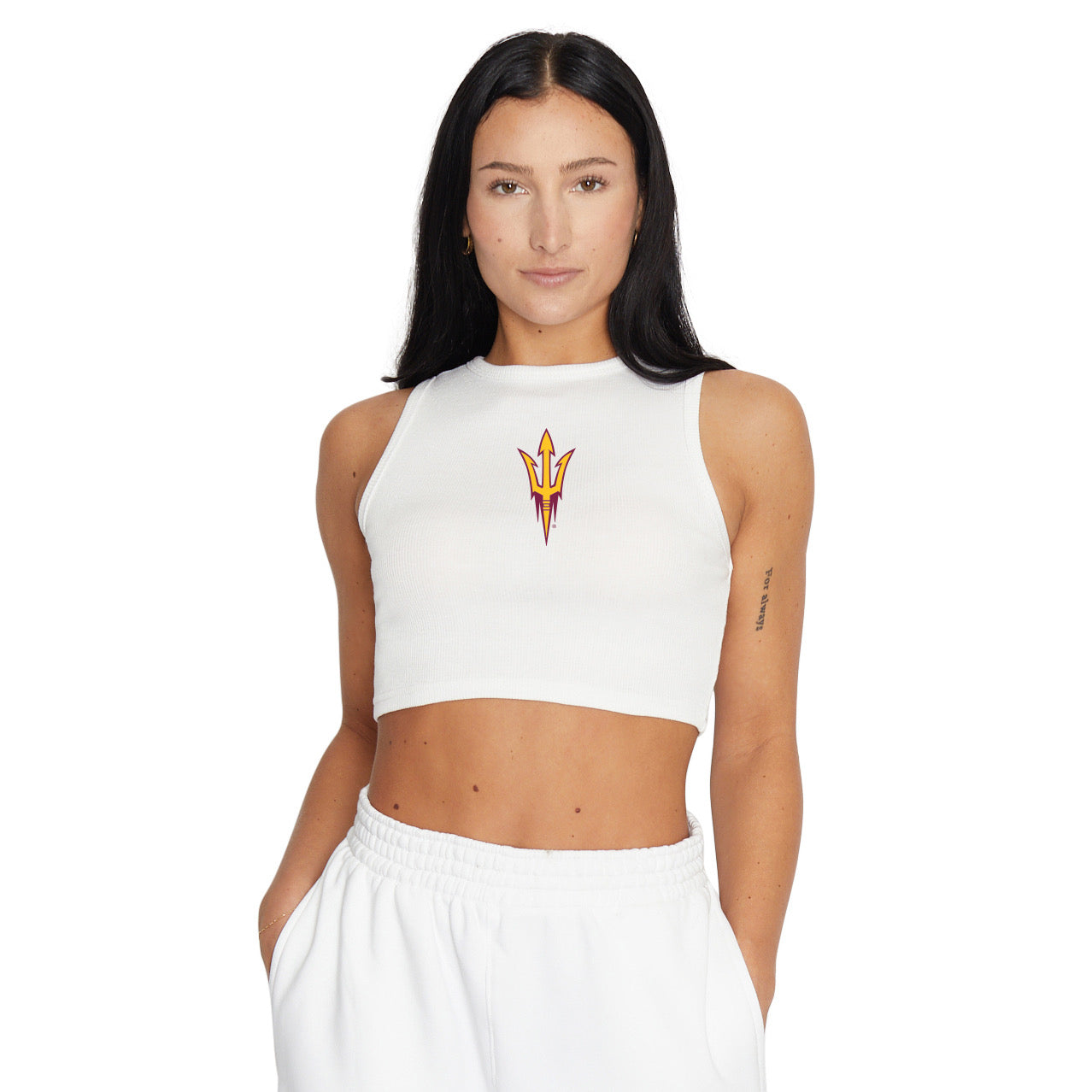 Arizona State ASU Touchdown Ribbed Tank | lojobands 5