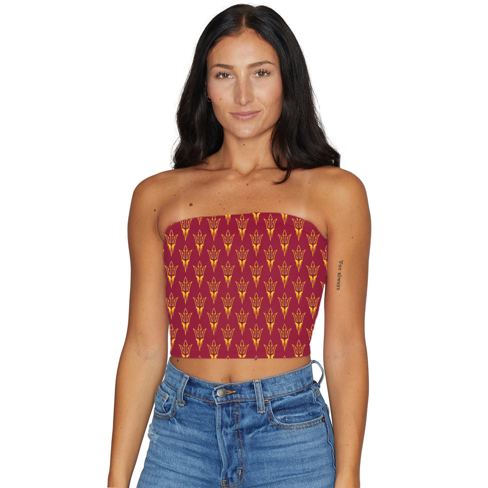 Arizona State ASU All Over Tube Top | lojobands